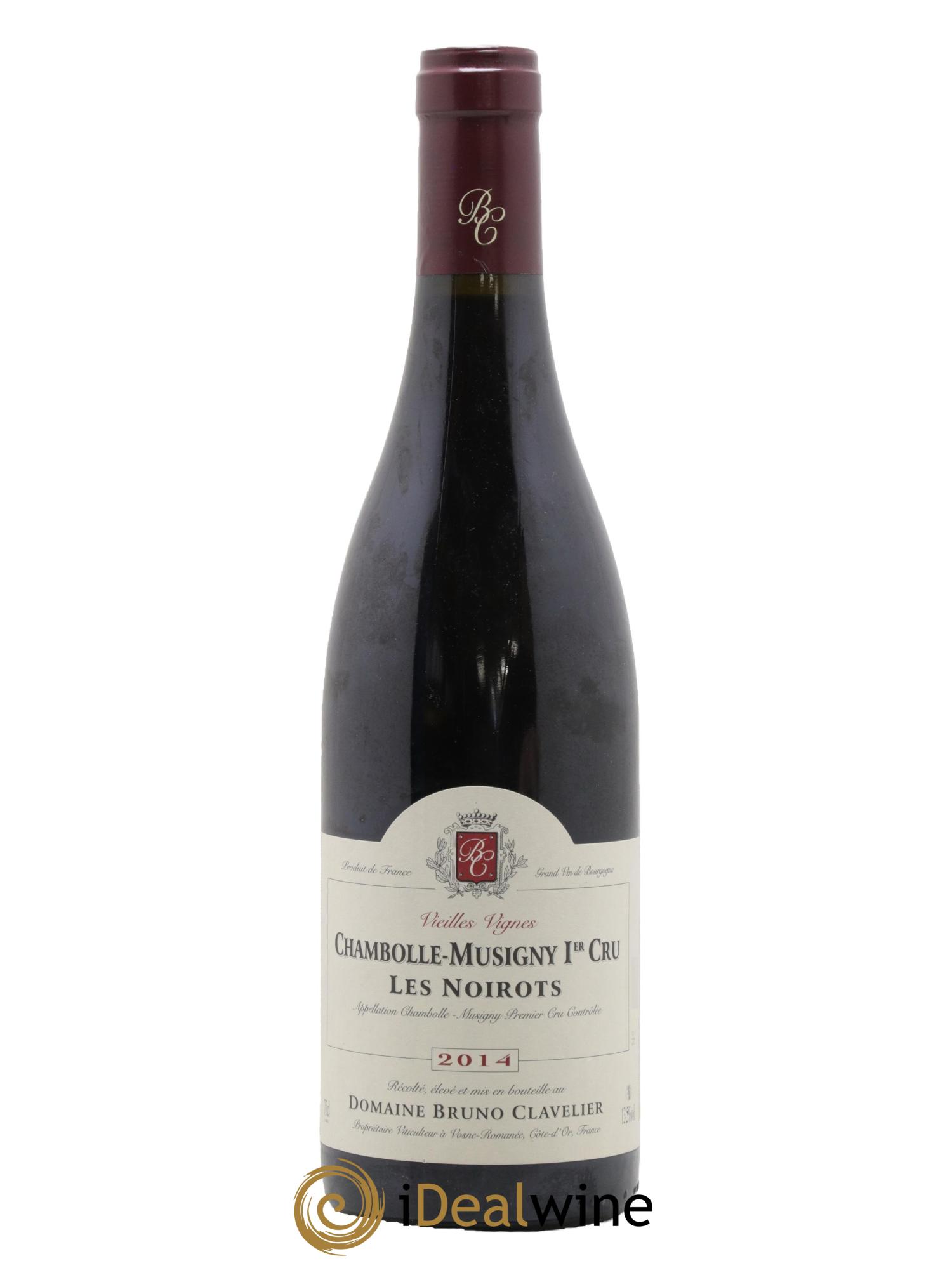 Chambolle-Musigny 1er Cru Les Noirots Vieilles Vignes Bruno Clavelier 2014 - Lot de 1 bouteille - 0