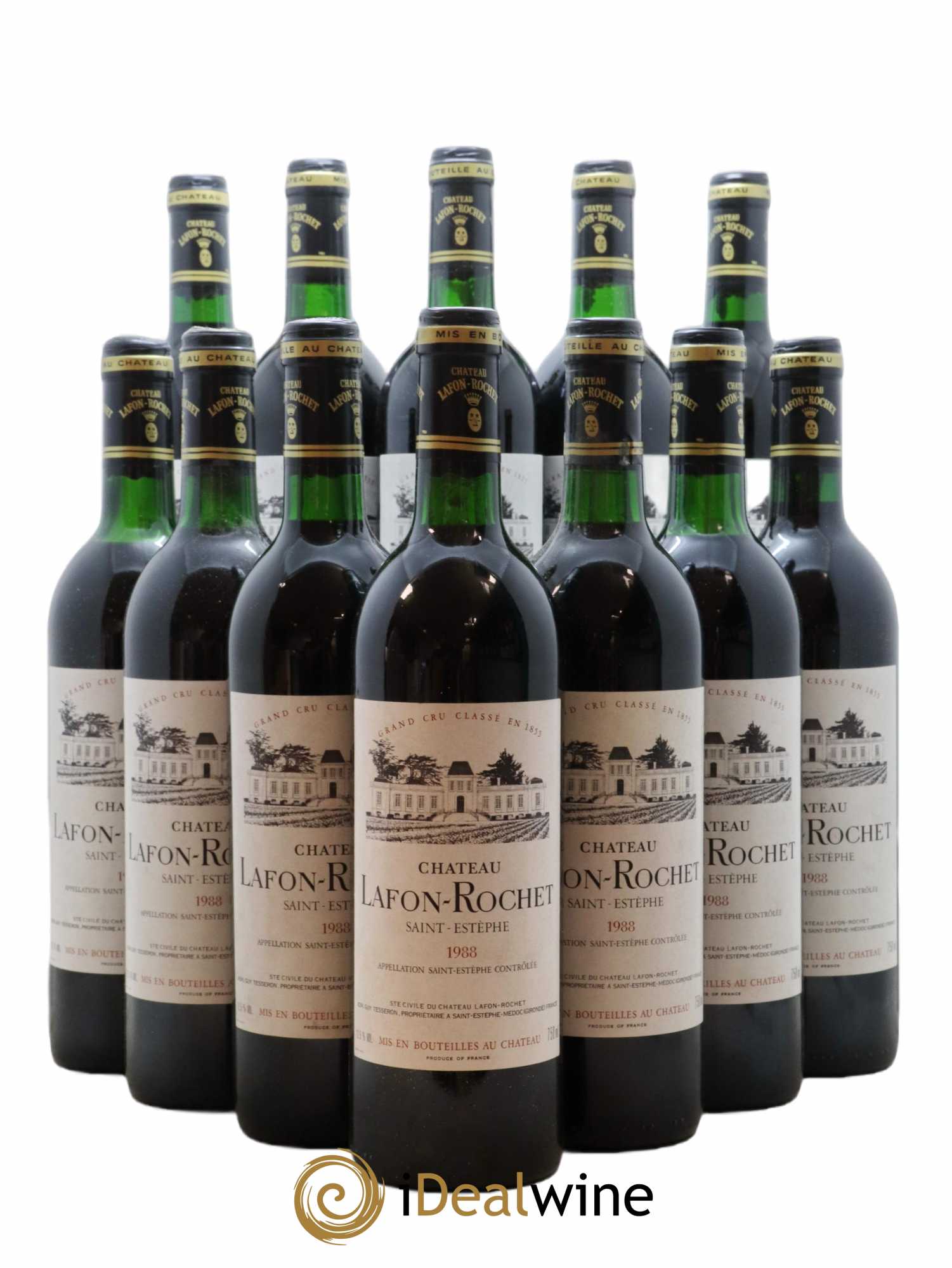 Château Lafon Rochet 4ème Grand Cru Classé 1988 - Lot of 12 bottles - 0