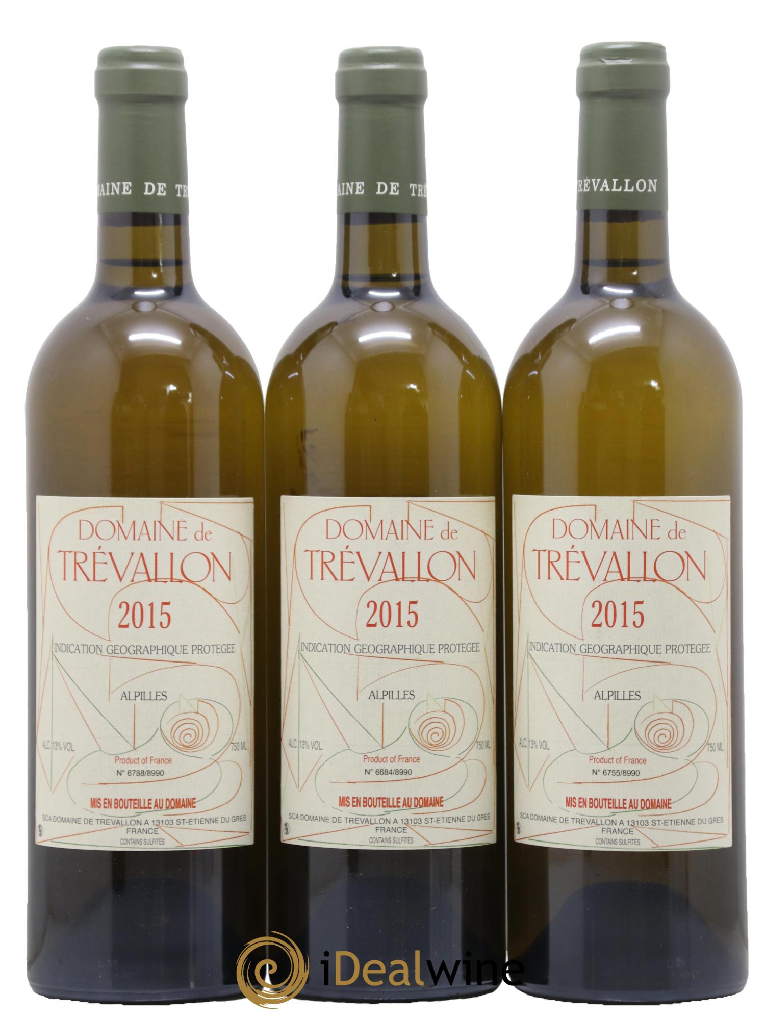 IGP Alpilles Trévallon (Domaine de) Eloi Dürrbach 2015 - Lot de 3 bouteilles - 0