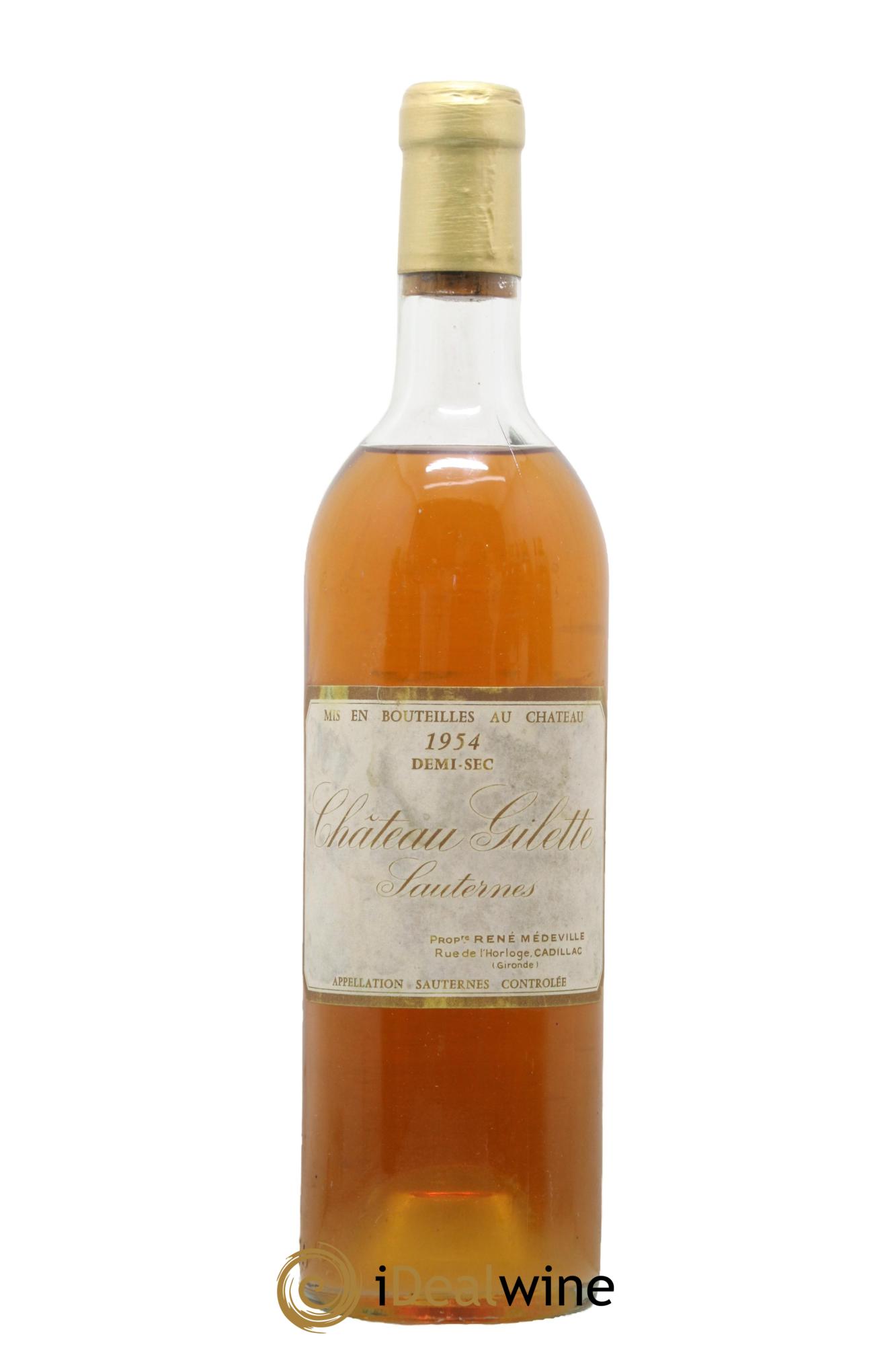 Château Gilette 1954 - Posten von 1 Flasche - 0