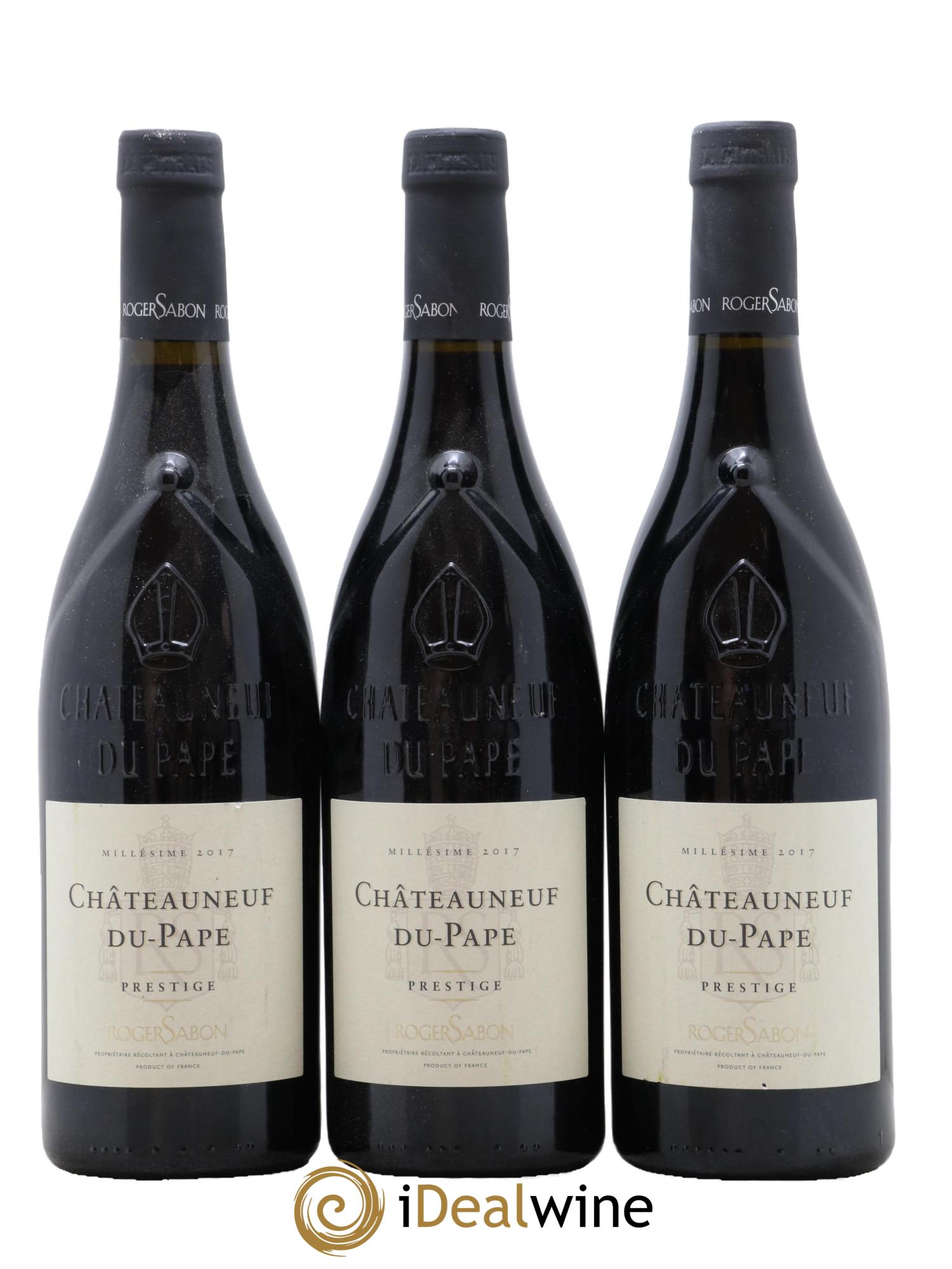 Châteauneuf-du-Pape Cuvée Prestige Roger Sabon (Domaine) 2017 - Lotto di 3 bottiglie - 0