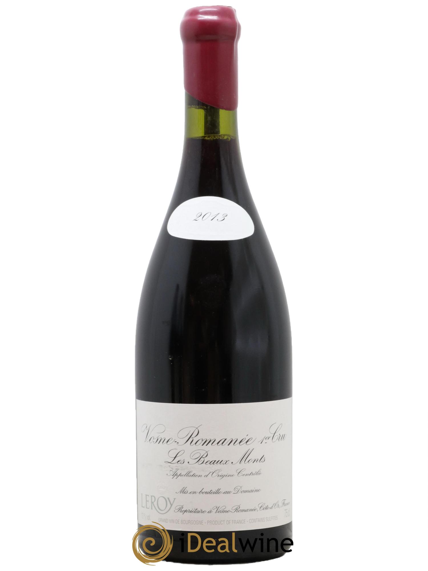 Vosne-Romanée 1er Cru Les Beaux-Monts Leroy (Domaine) 2013 - Lotto di 1 bottiglia - 0