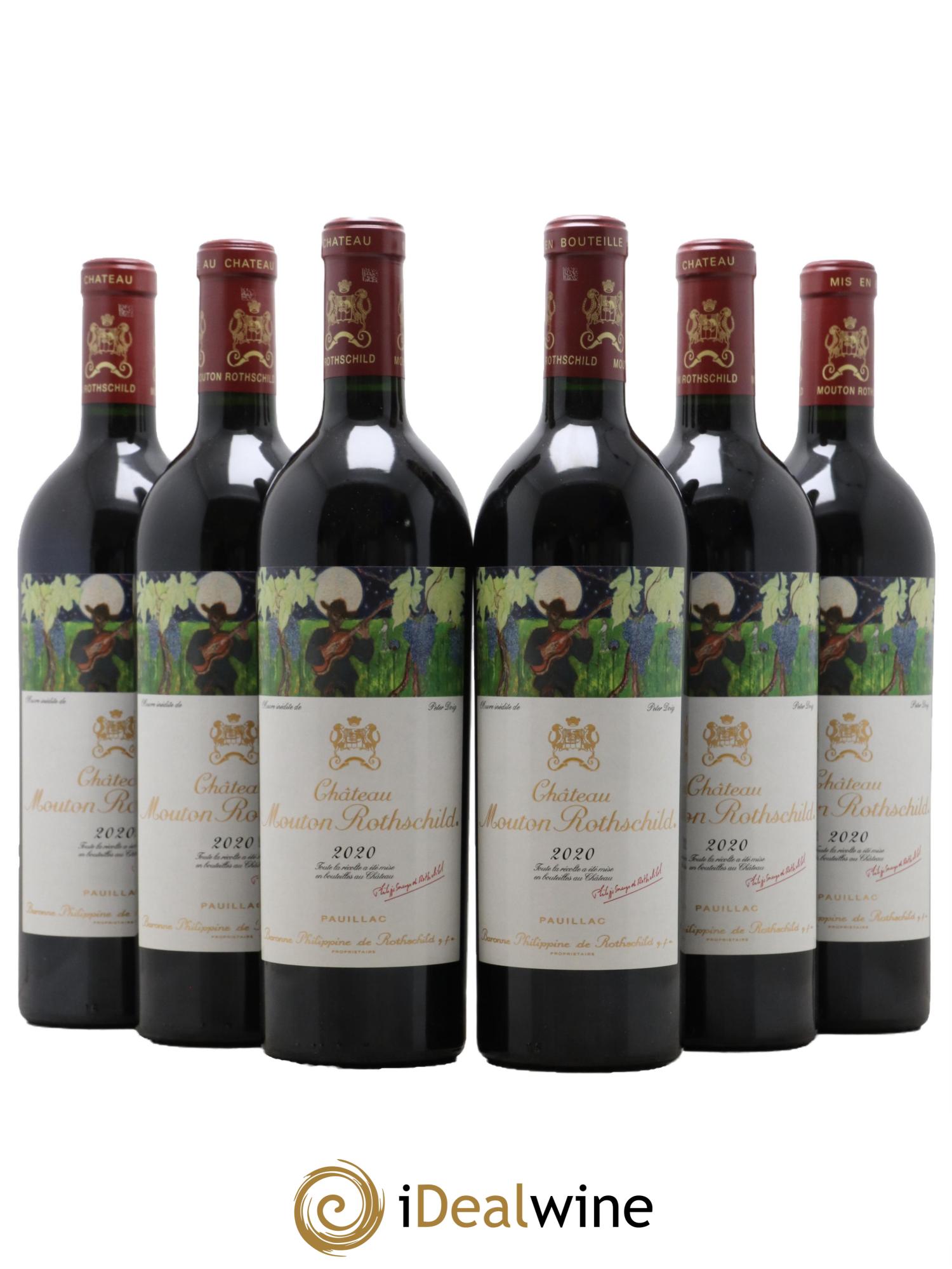 Château Mouton Rothschild 1er Grand Cru Classé 2020 - Posten von 6 Flaschen - 0