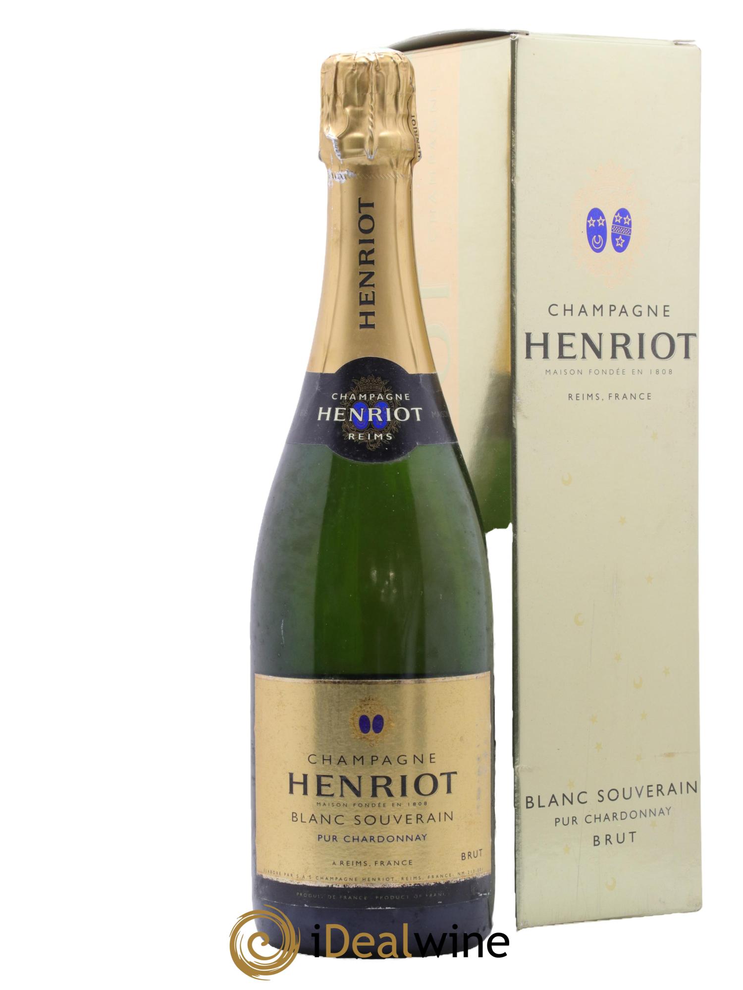 Champagne Blanc Souverain Pur Chardonnay Maison Henriot - Lot of 1 bottle - 0