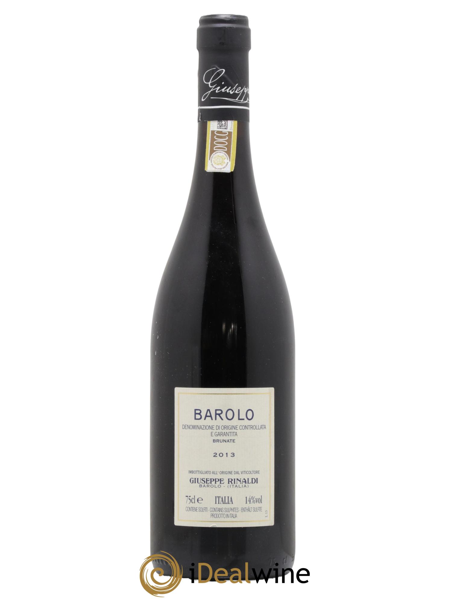 Barolo DOCG Brunate  Giuseppe Rinaldi 2013 - Posten von 1 Flasche - 1