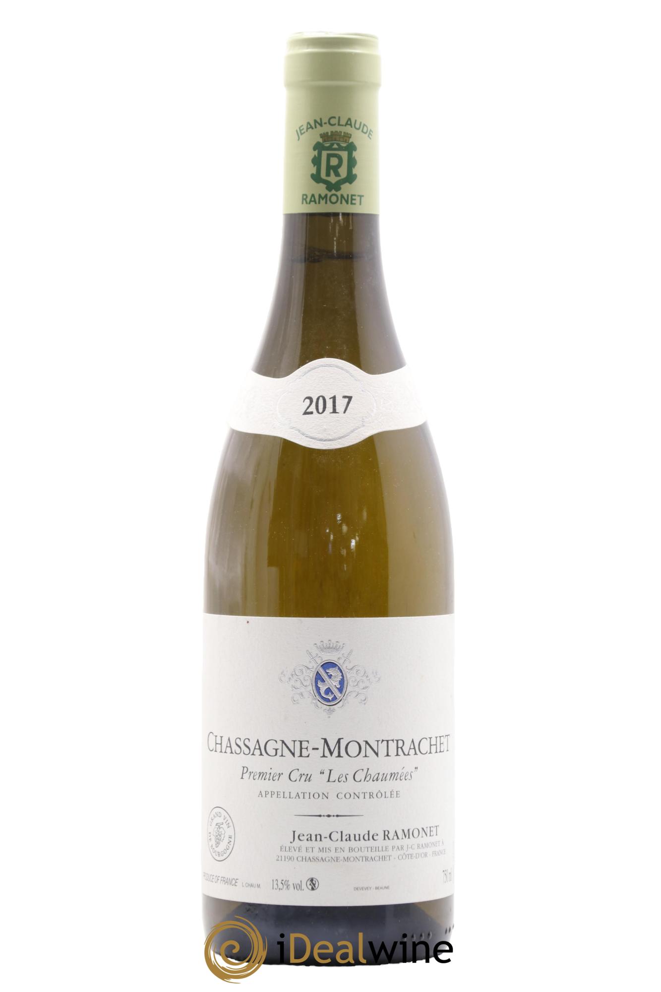 Chassagne-Montrachet 1er Cru Les Chaumées Ramonet (Domaine)  2017 - Lot of 1 bottle - 0