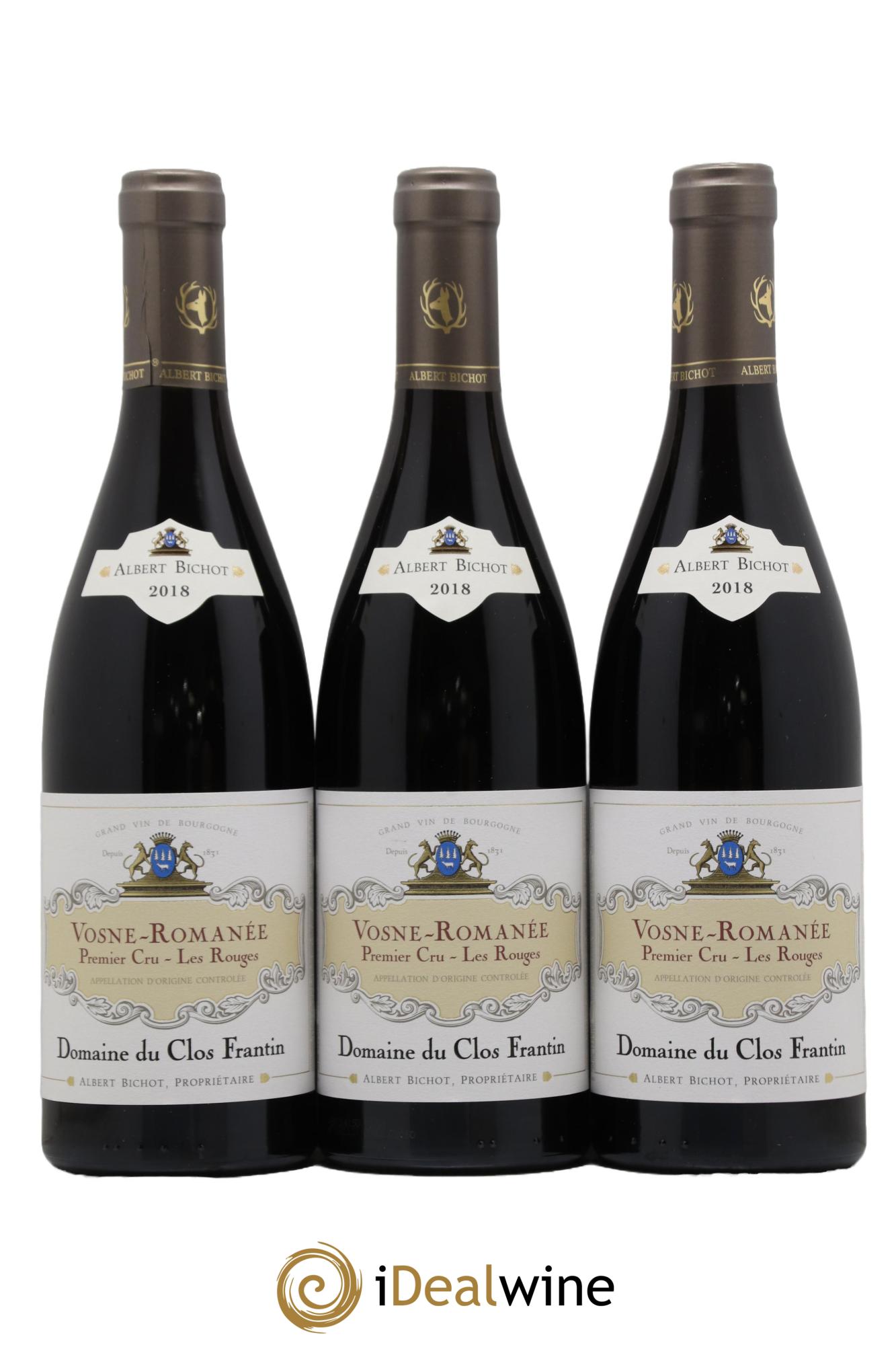 Vosne-Romanée 1er Cru Les Rouges Clos Frantin - Albert Bichot  2018 - Lotto di 6 bottiglie - 2