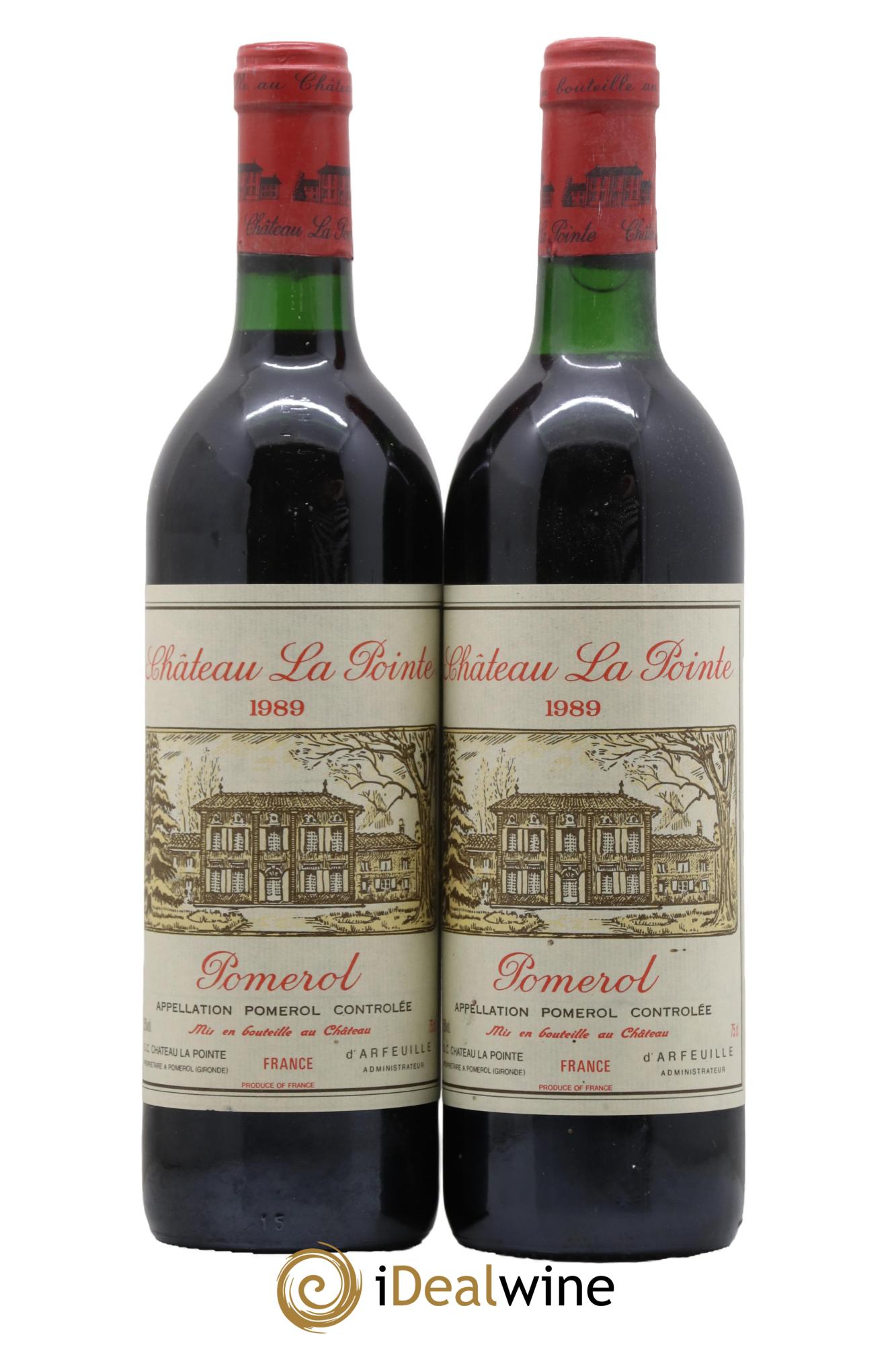 Château la Pointe 1989 - Lot de 2 bouteilles - 0