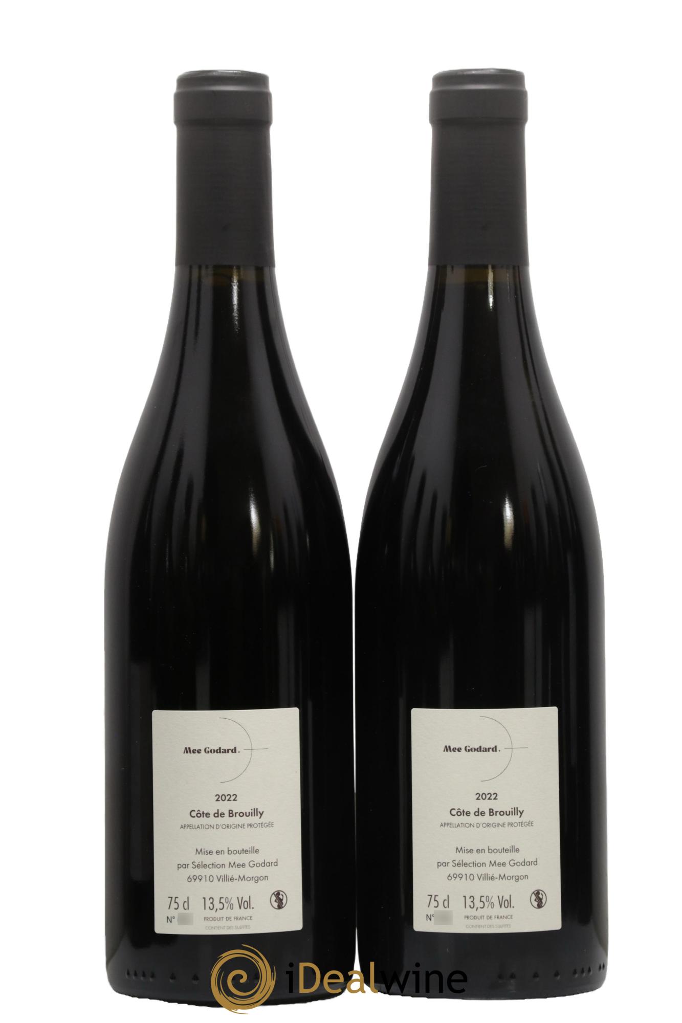 Côte de Brouilly Metamorphose Domaine Mee Godard 2022 - Lot of 2 bottles - 1