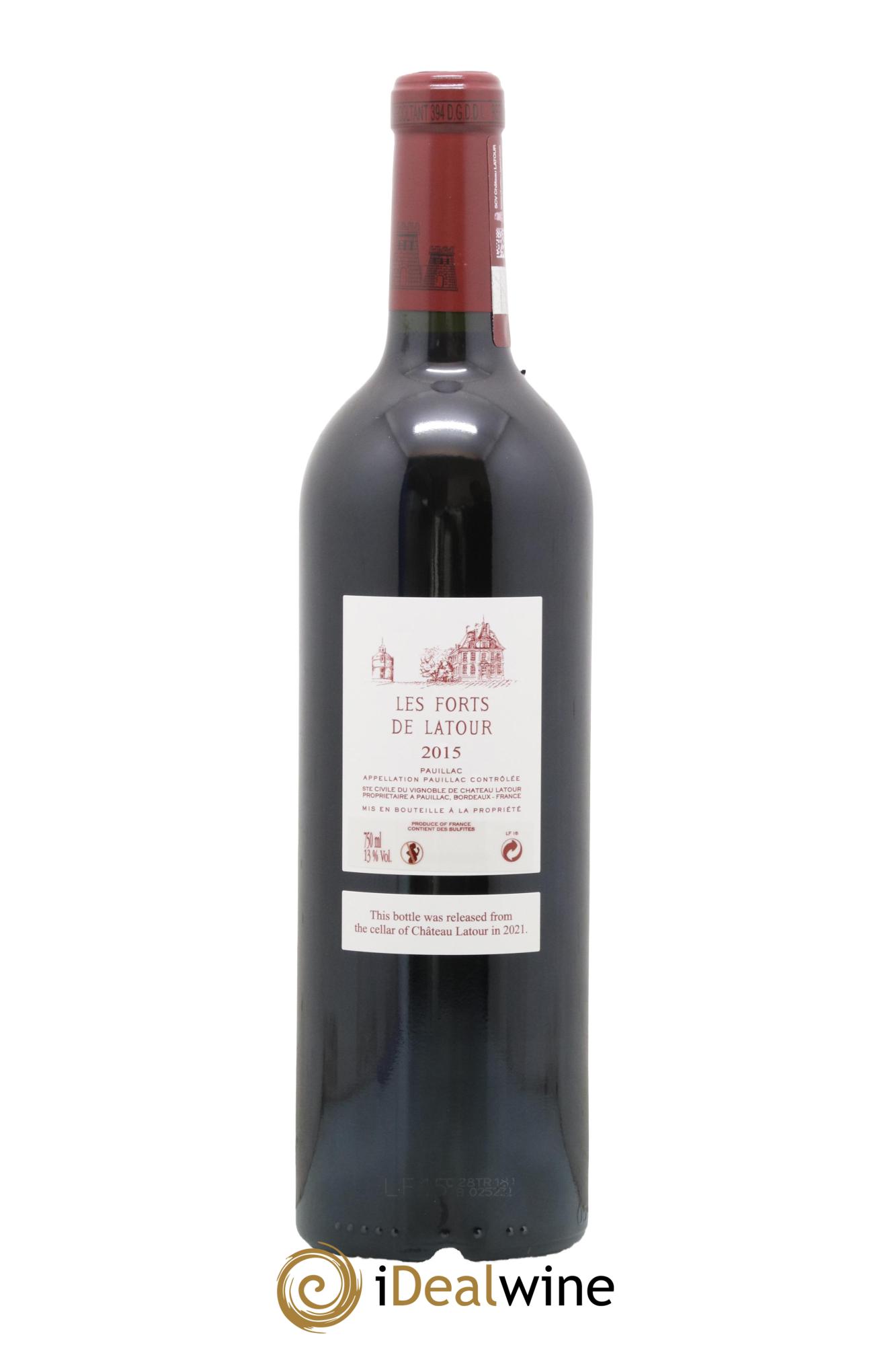 Les Forts de Latour Second Vin 2015 - Lot de 1 bouteille - 1