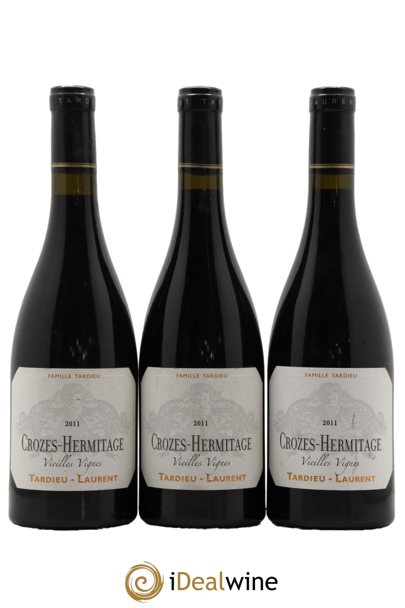 Crozes-Hermitage Vieilles Vignes Maison Tardieu-Laurent 2011 - Lotto di 3 bottiglie - 0