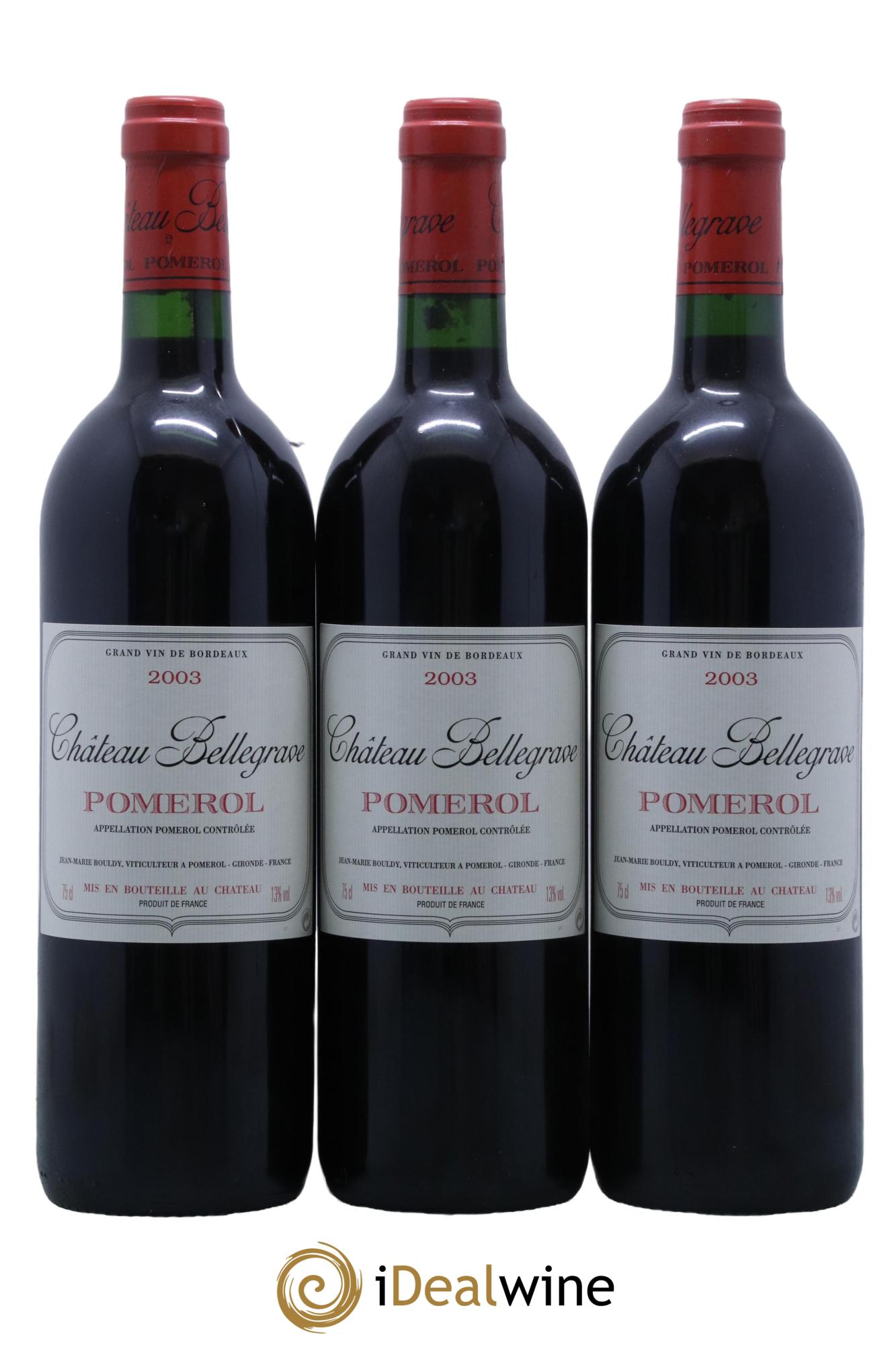 Château Bellegrave  2003 - Lot de 12 bouteilles - 3