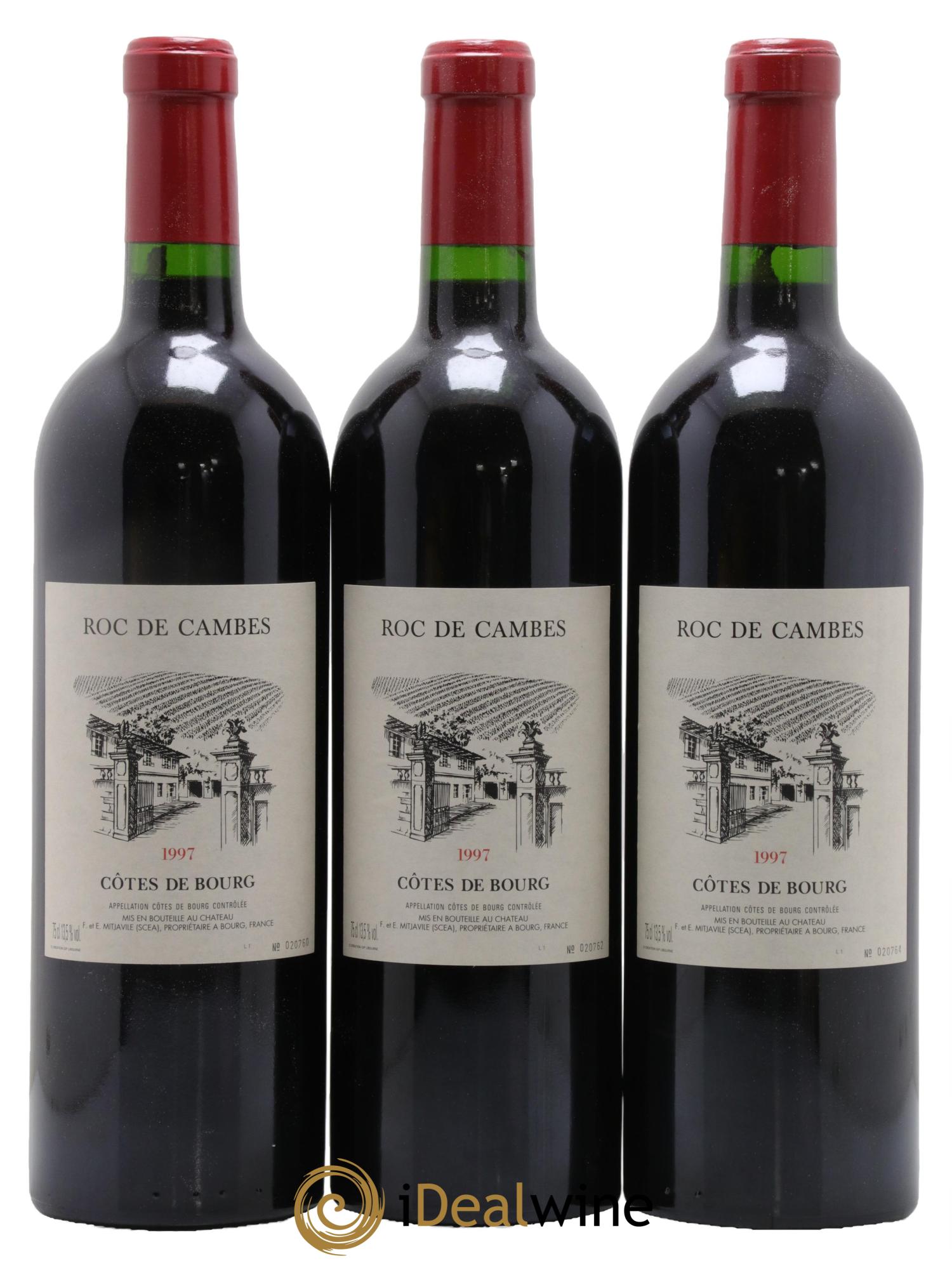 Roc de Cambes 1997 - Lot de 3 bouteilles - 0