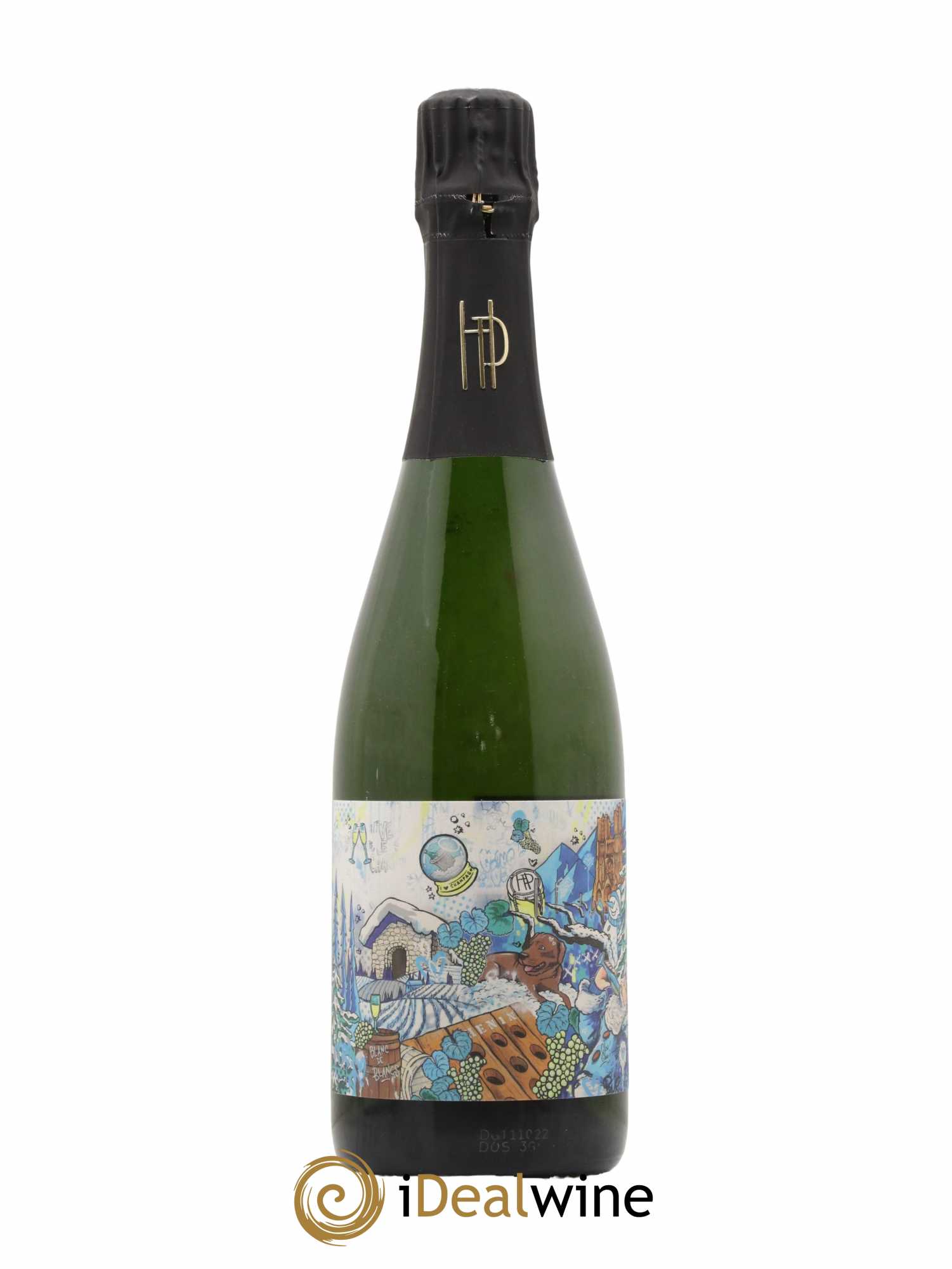 Champagne Blanc Comme Neige Bur Artist Romain Henin - Posten von 1 Flasche - 0