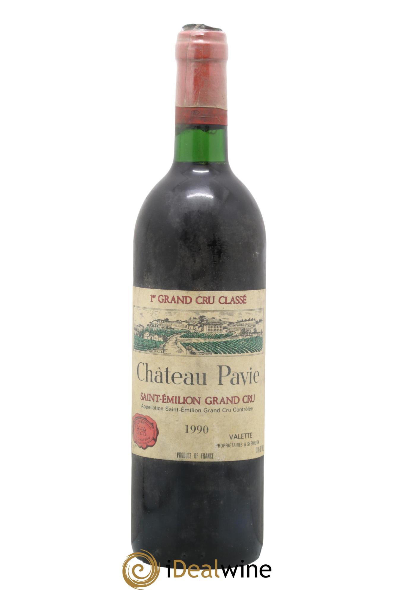 Château Pavie 1er Grand Cru Classé A 1990 - Posten von 1 Flasche - 0