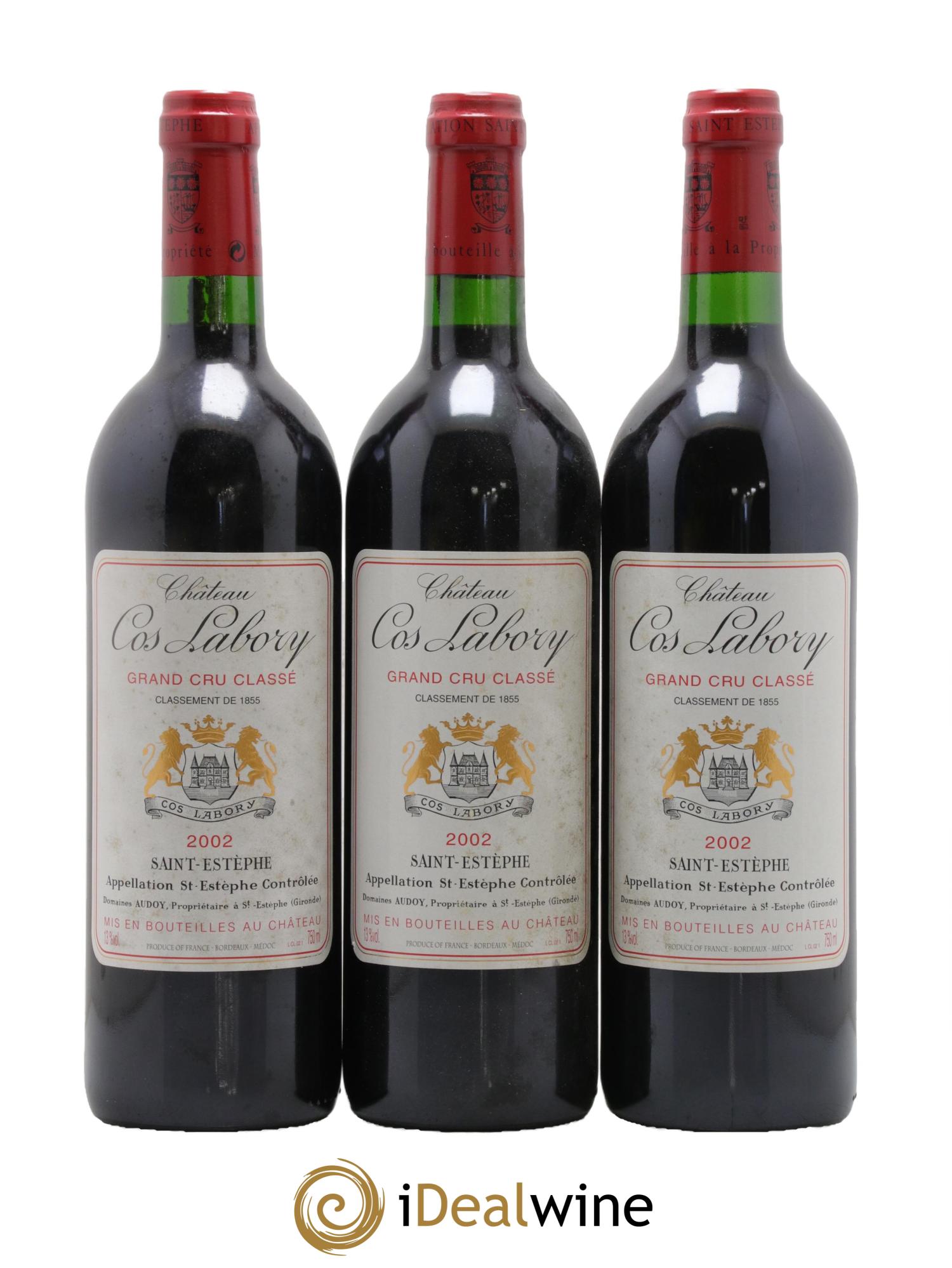 Château Cos Labory 5ème Grand Cru Classé 2002 - Lot of 12 bottles - 1