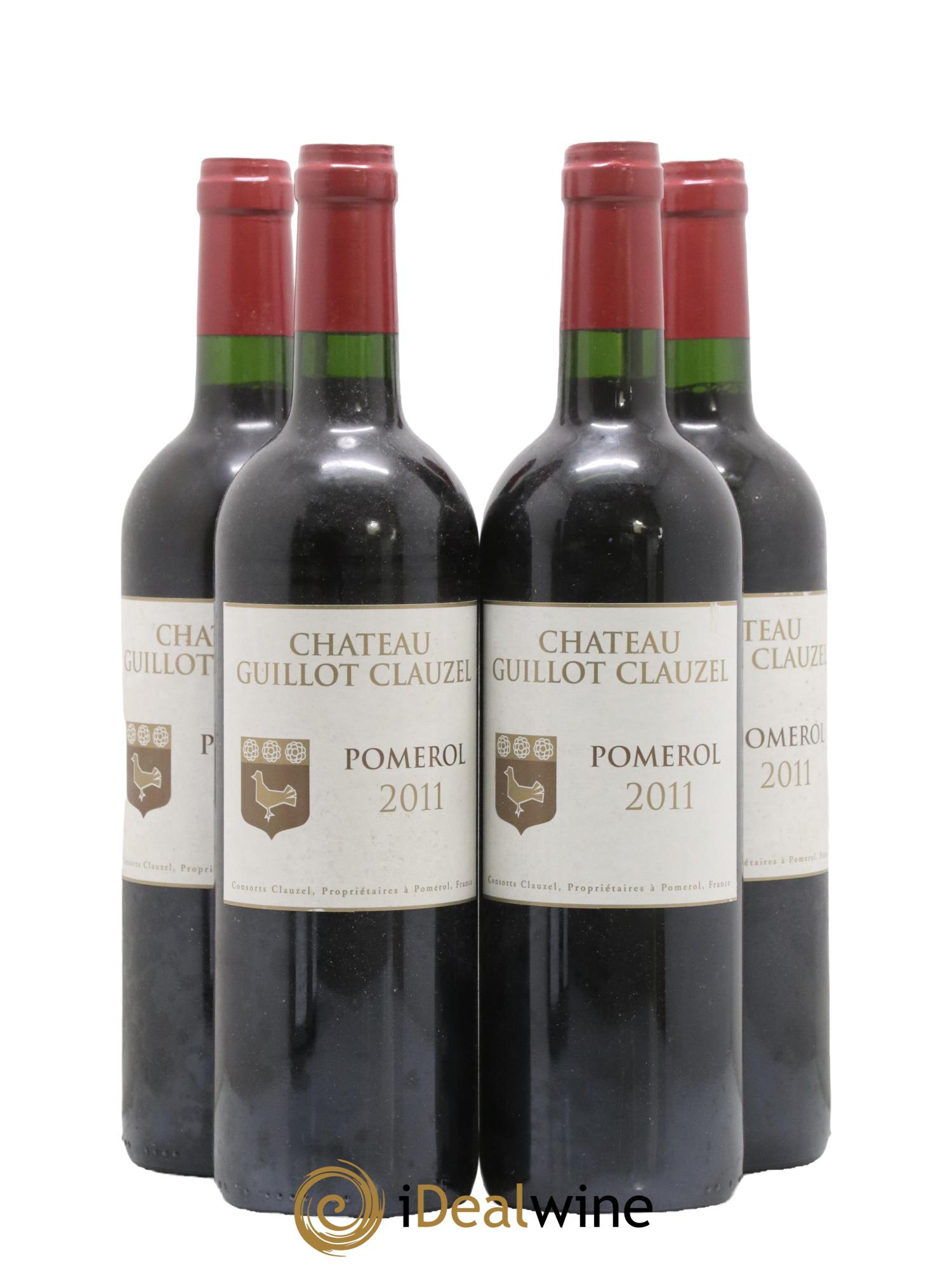 Château Guillot Clauzel 2011 - Lotto di 4 bottiglie - 0