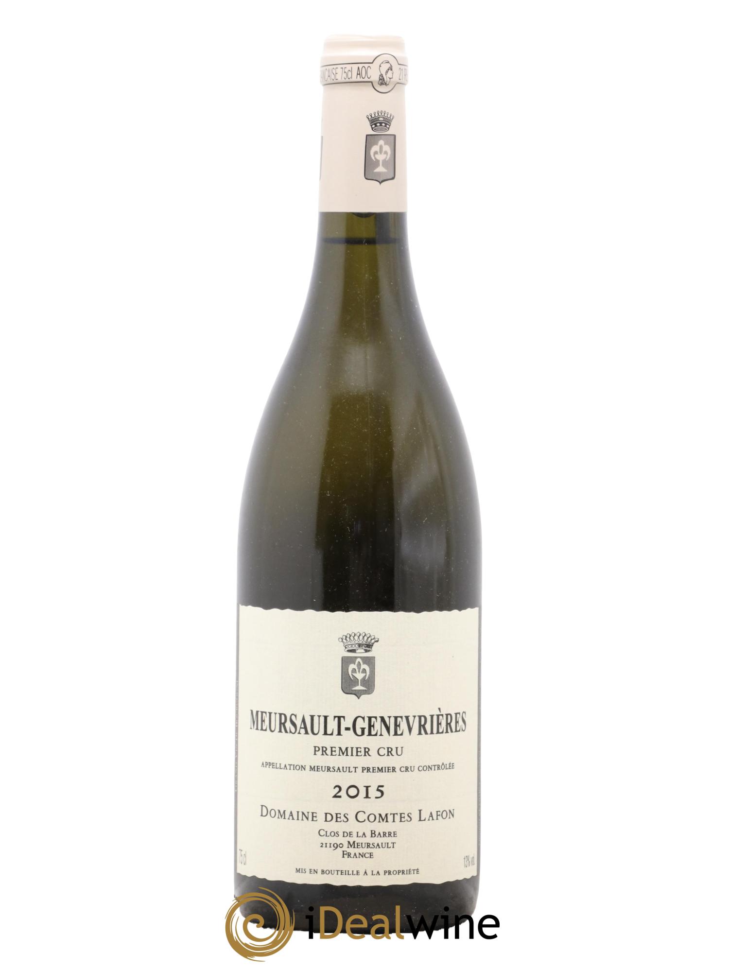 Meursault 1er Cru Genevrières Comtes Lafon (Domaine des) 2015 - Lot de 1 bouteille - 0