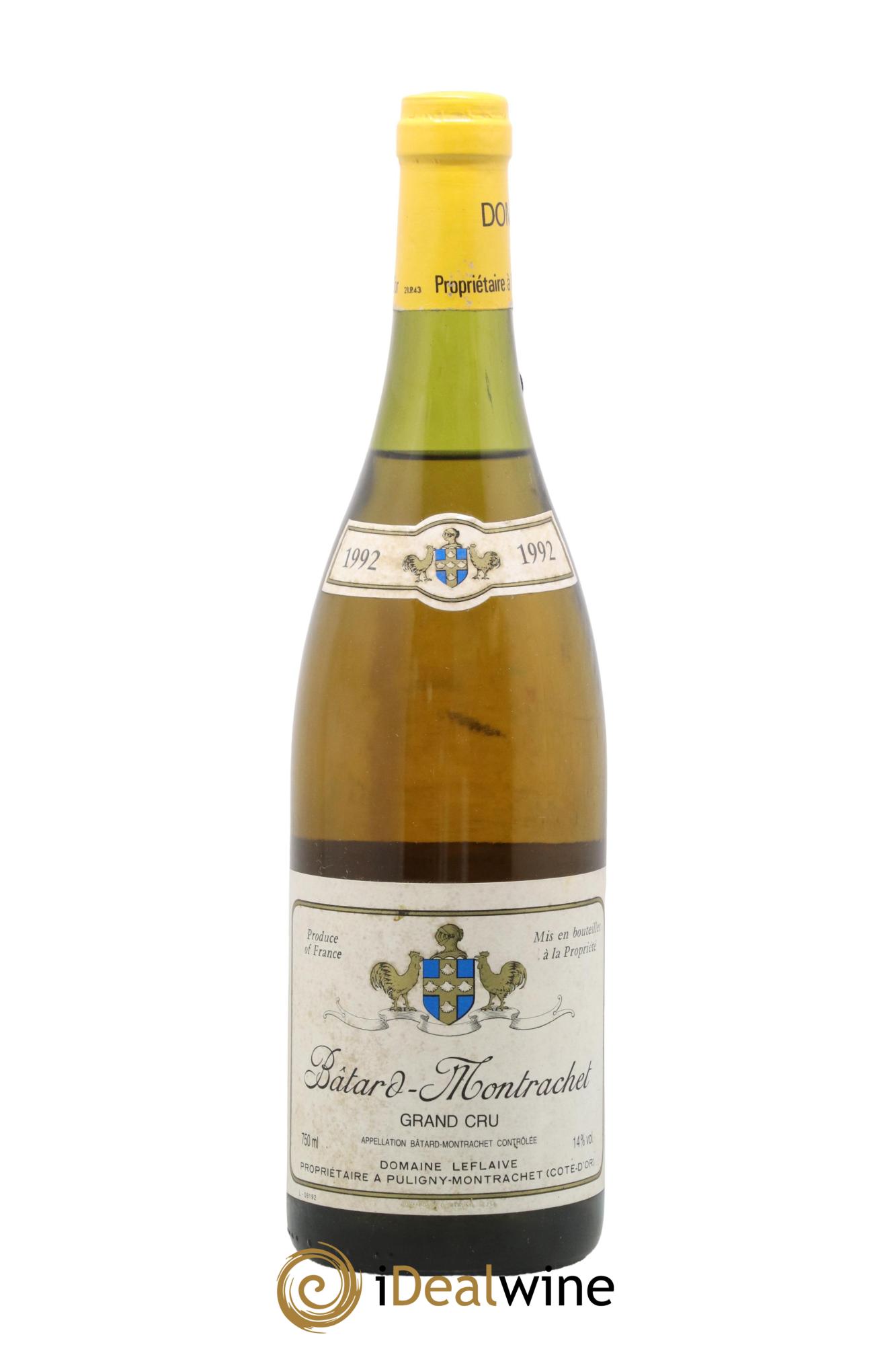 Bâtard-Montrachet Grand Cru Leflaive (Domaine) 1992 - Lotto di 1 bottiglia - 0