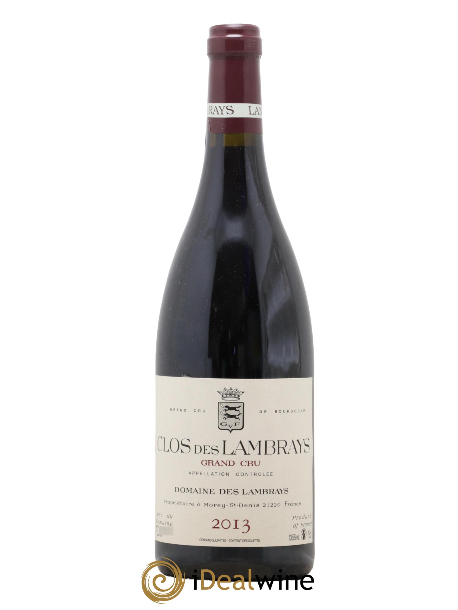 Clos des Lambrays Grand Cru Domaine des Lambrays 2013 - Lotto di 1 bottiglia - 0