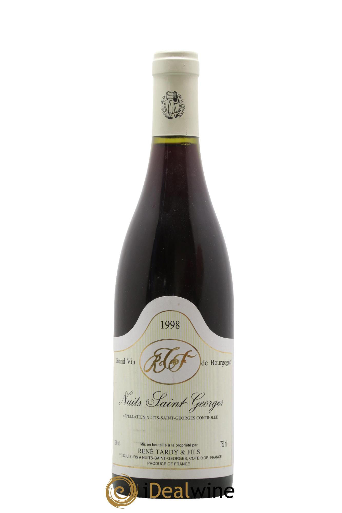 Nuits Saint-Georges Rene Tardy & Fils 1998 - Lotto di 1 bottiglia - 0