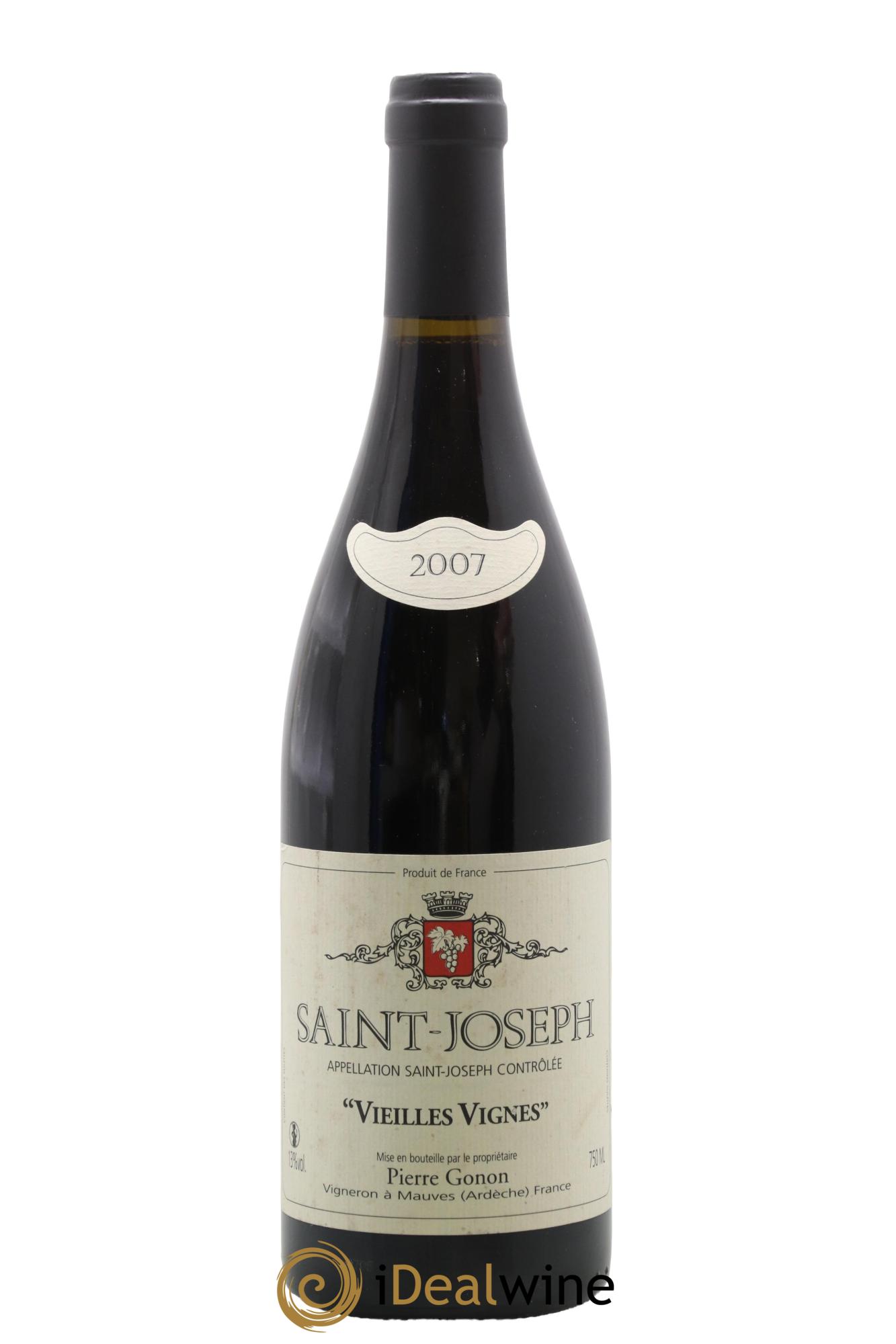 Saint-Joseph Vieilles Vignes Gonon (Domaine) 2007 - Lot de 1 bouteille - 0