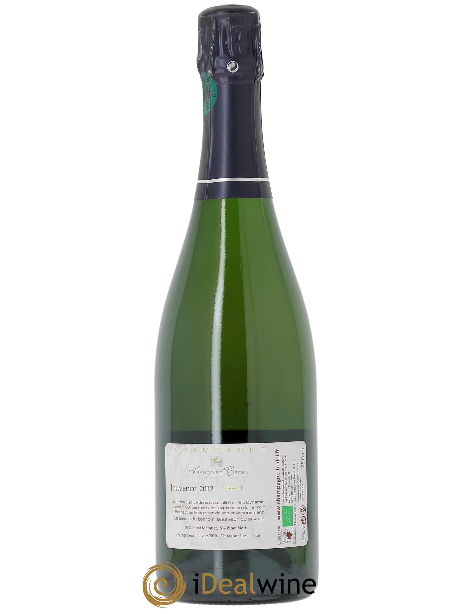 Jouvence Extra-Brut Françoise Bedel et Fils  2012 - Posten von 1 Flasche - 1