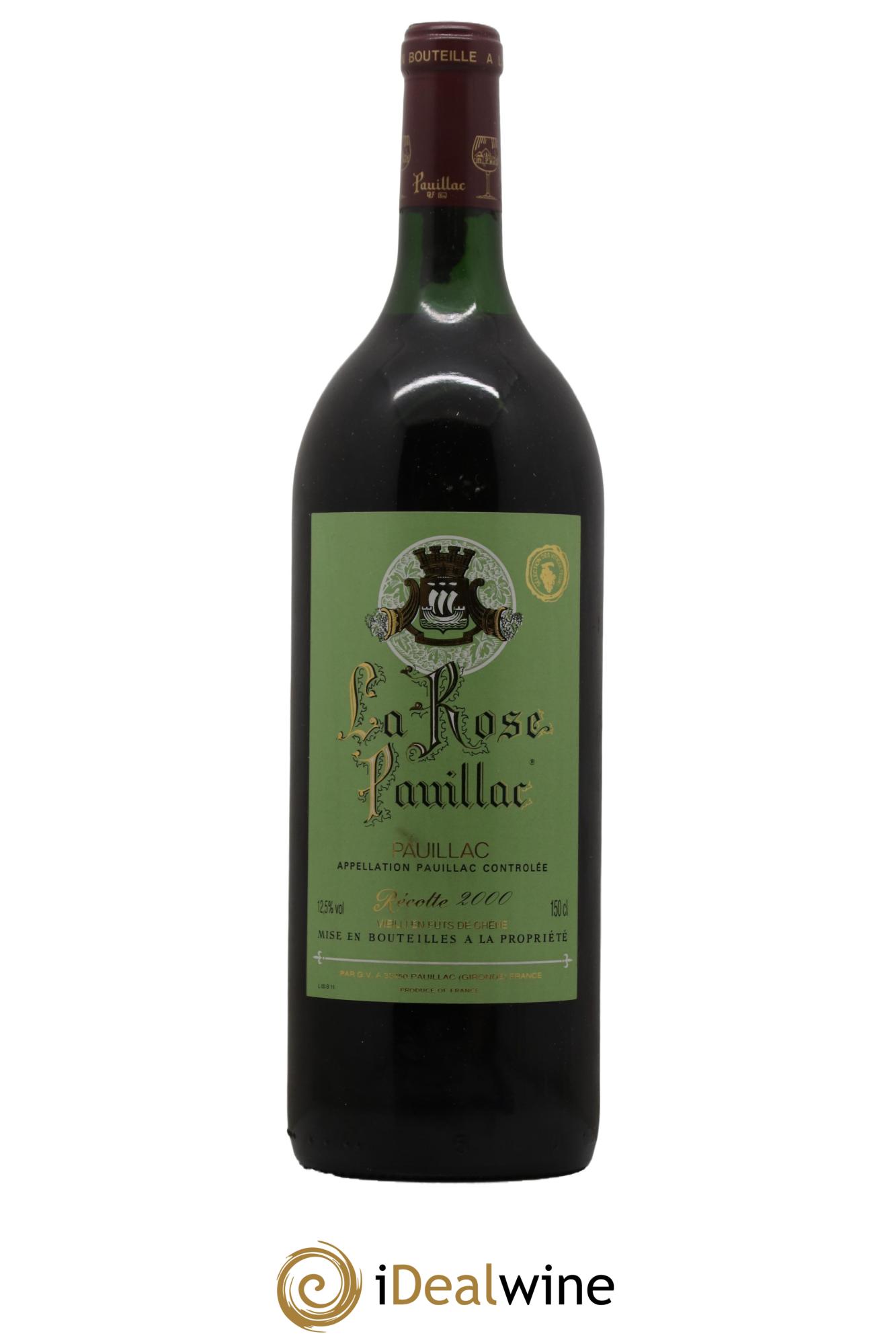 La Rose Pauillac  2000 - Lot de 1 magnum - 0