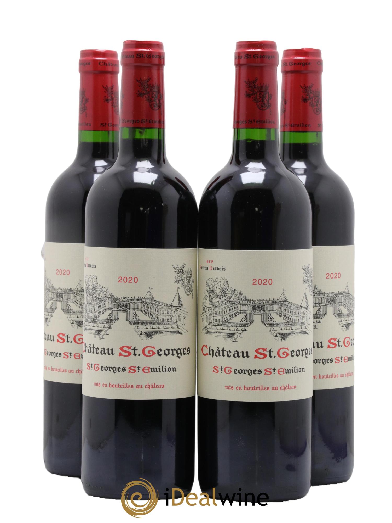 Saint Georges-Saint-Emilion Château St Georges 2020 - Lot of 4 bottles - 0