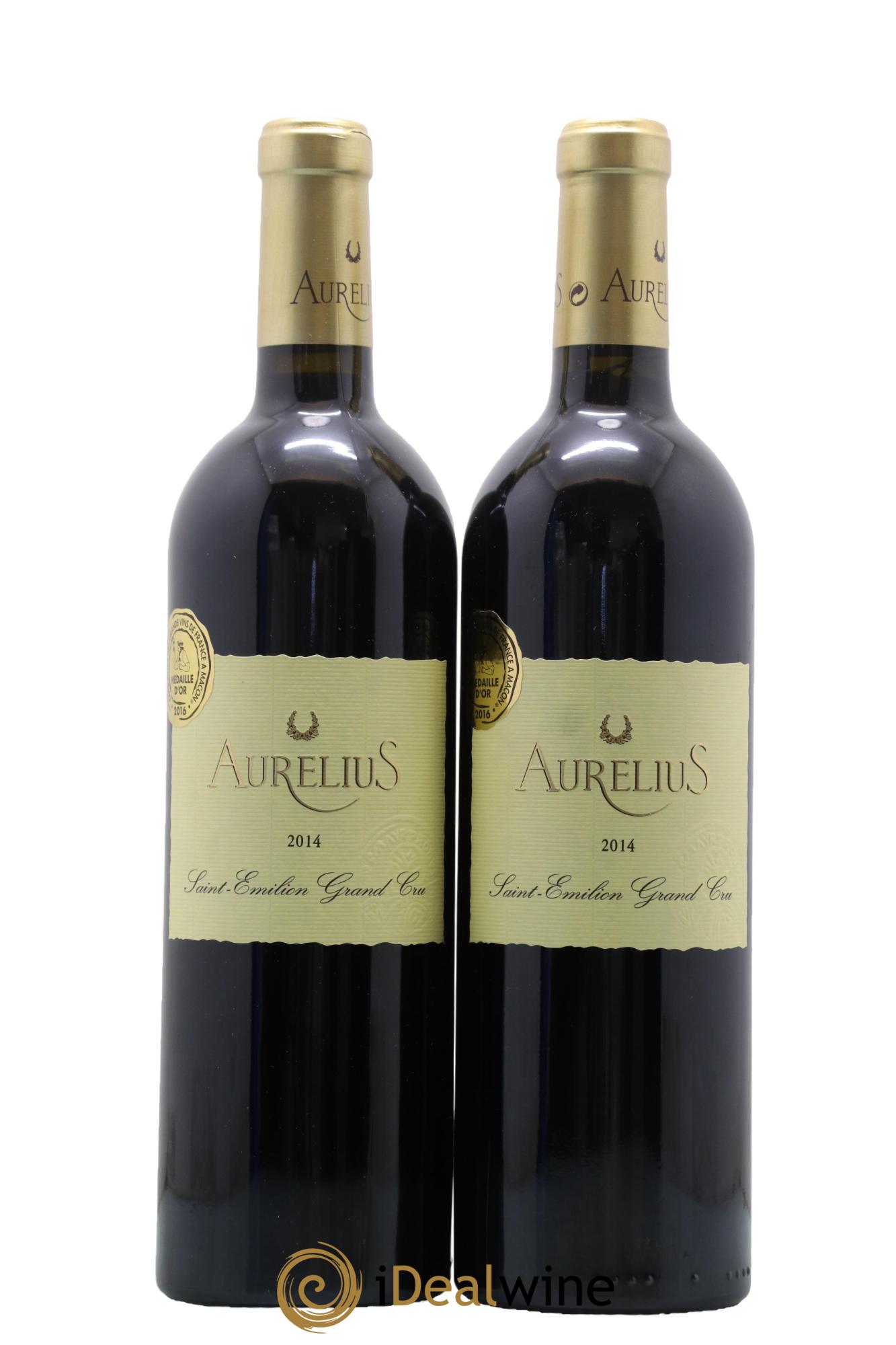 Saint-Émilion Grand Cru Aurelius 2014 - Lot of 2 bottles - 0