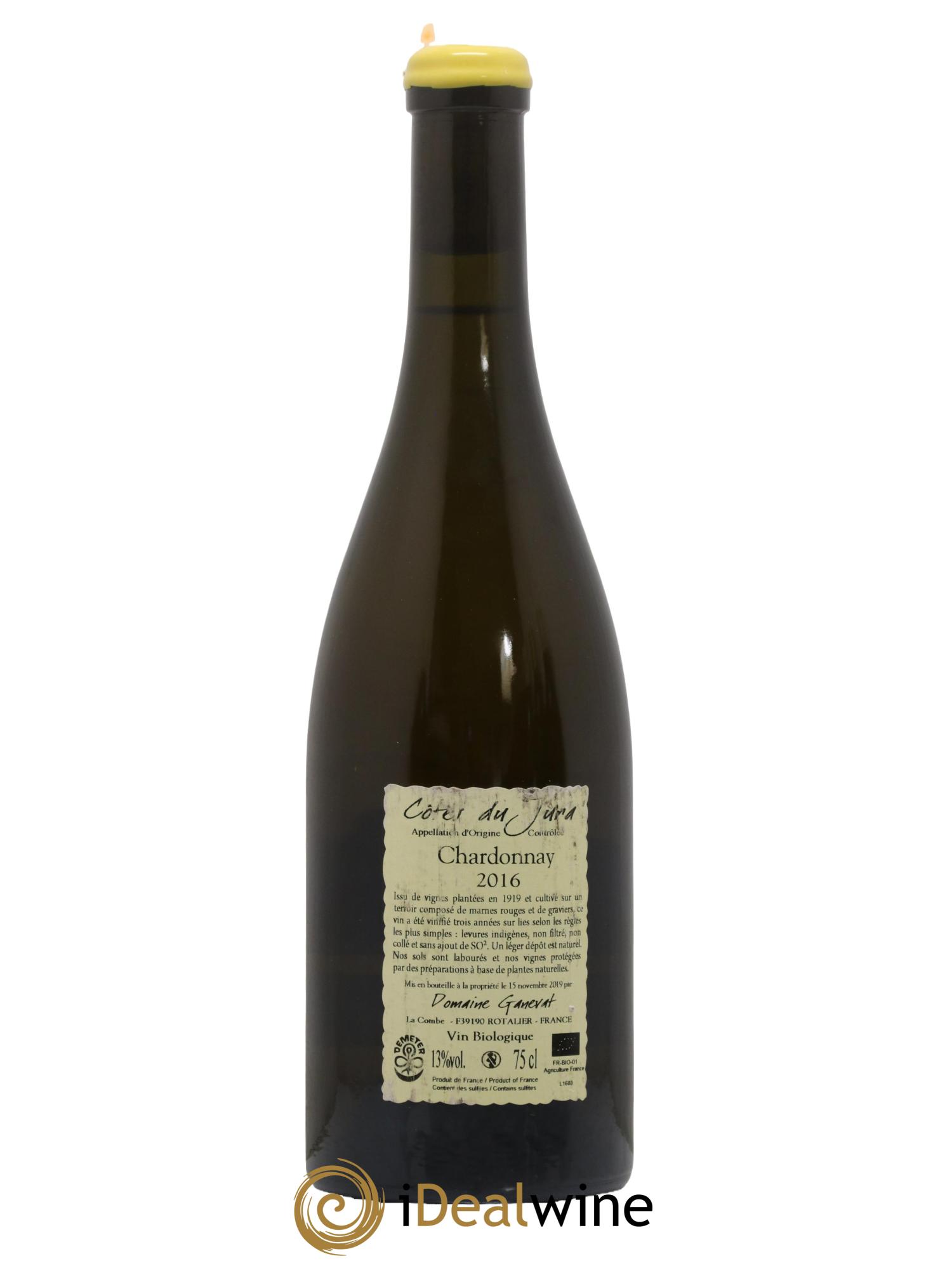 Côtes du Jura Les Grands Teppes Vieilles Vignes Jean-François Ganevat (Domaine) 2016 - Lot de 1 bouteille - 1