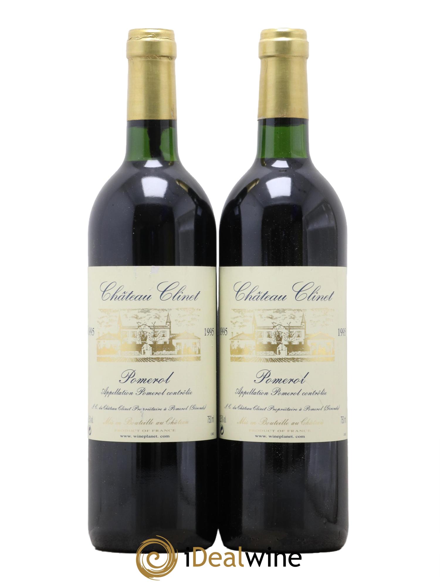 Château Clinet 1995 - Lot de 2 bouteilles - 0