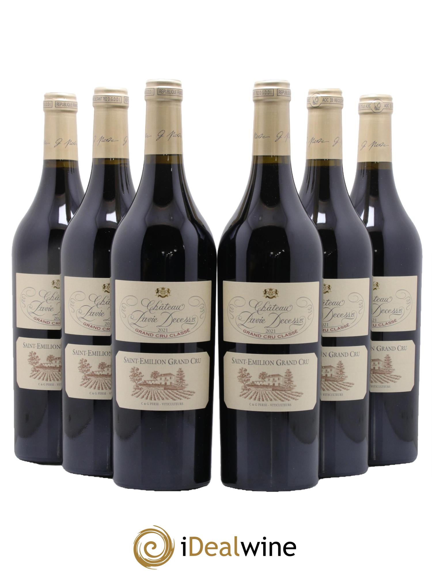 Château Pavie Decesse Grand Cru Classé 2021 - Lotto di 6 bottiglie - 0