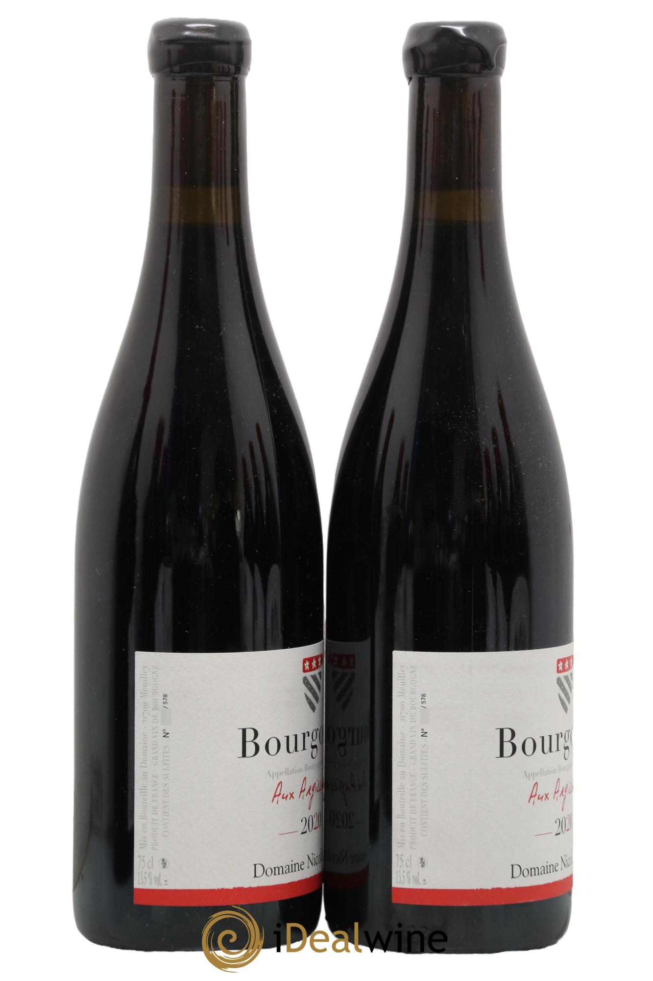 Bourgogne Aux Argillières Nicolas Faure 2020 - Lot de 2 bouteilles - 1