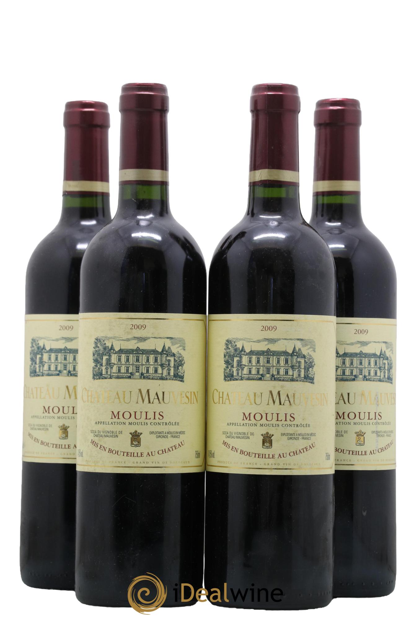 Château Mauvesin Cru Bourgeois 2009 - Lot de 4 bouteilles - 0