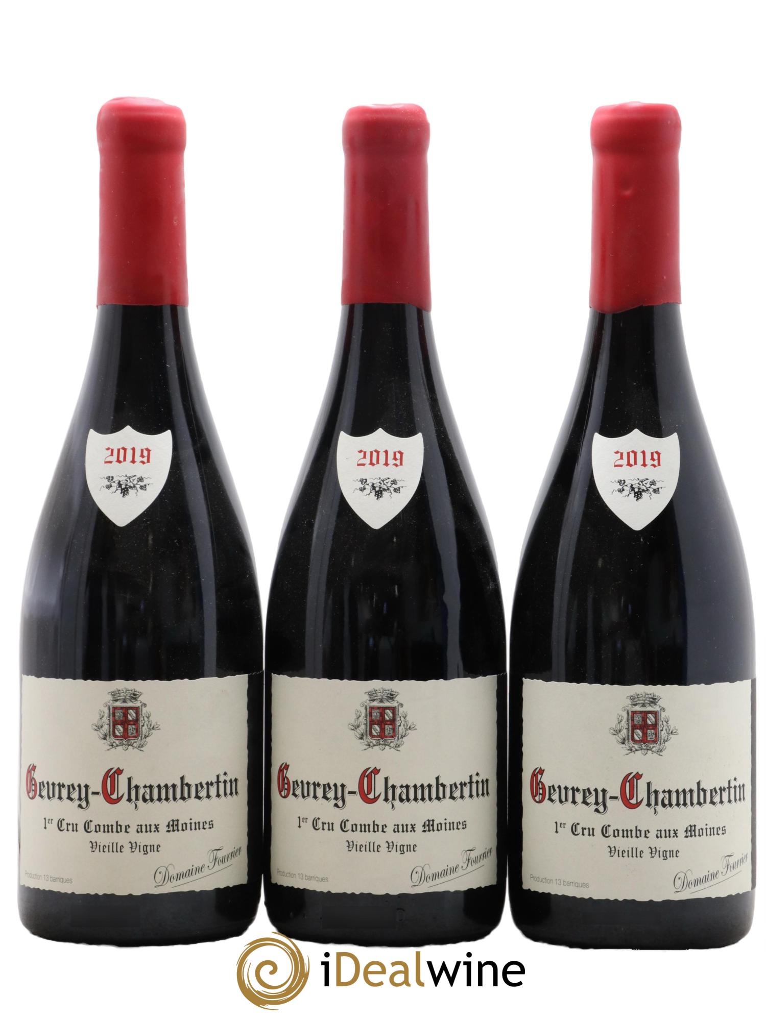 Gevrey-Chambertin 1er Cru Combe aux Moines Vieilles Vignes Fourrier (Domaine)  2019 - Lot de 3 bouteilles - 0