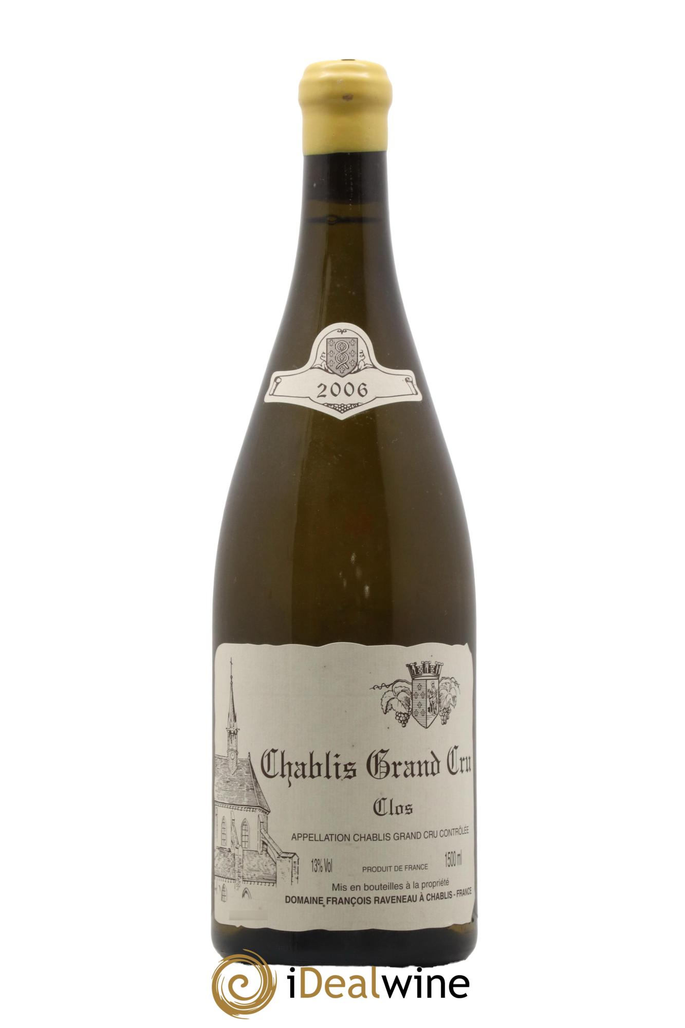 Chablis Grand Cru Clos Raveneau (Domaine) 2006 - Lot de 1 magnum - 0