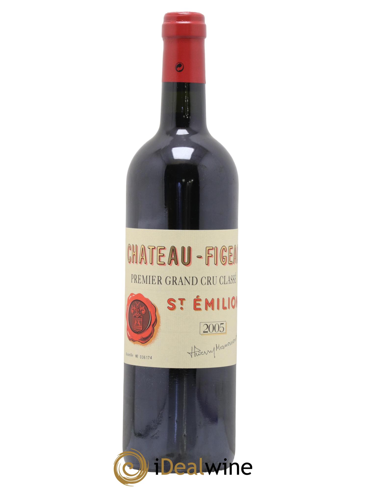 Château Figeac 1er Grand Cru Classé A 2005 - Posten von 1 Flasche - 0