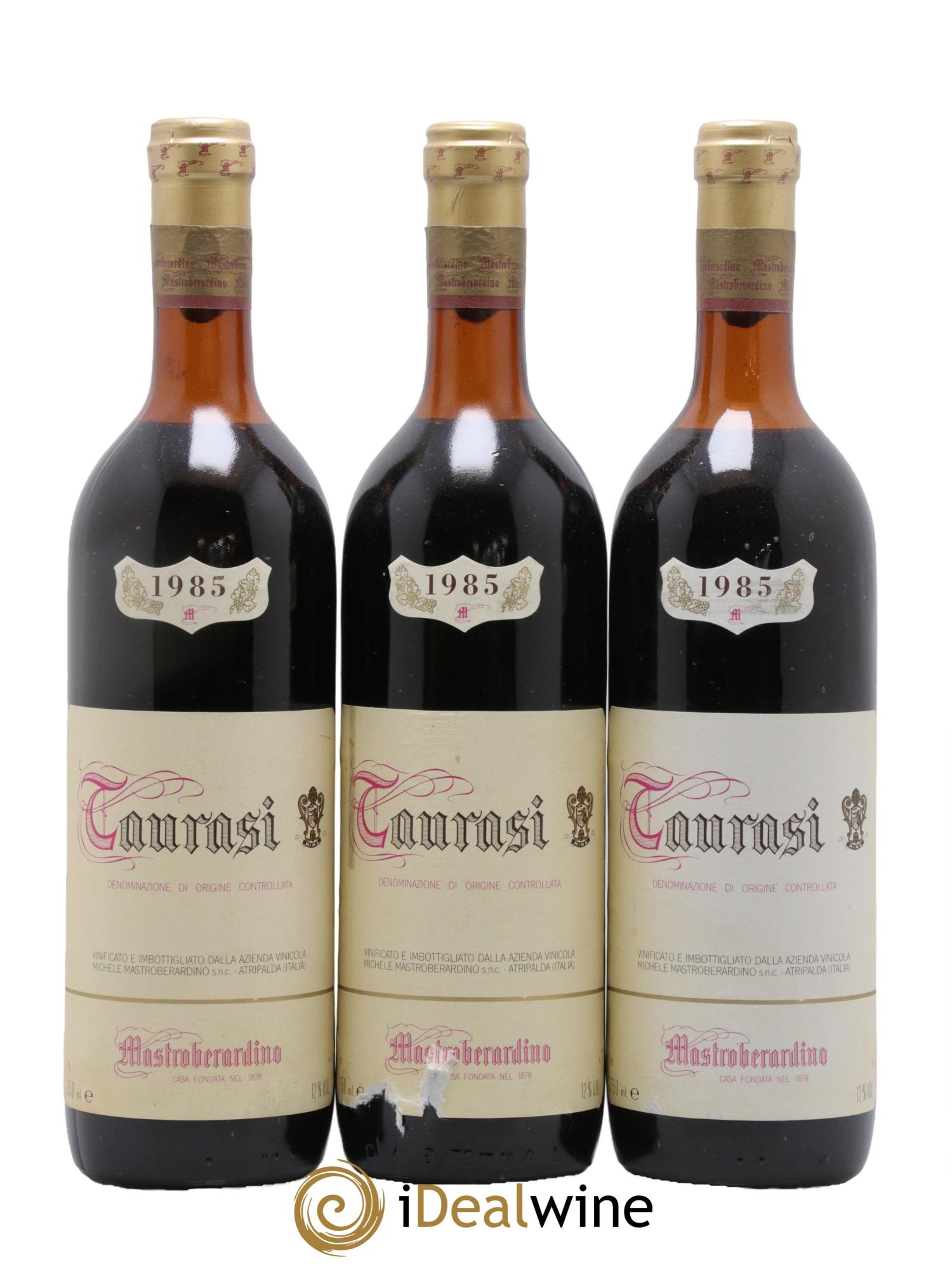 Taurasi DOCG Mastroberardino Radici 1985 - Lot de 3 bouteilles - 0