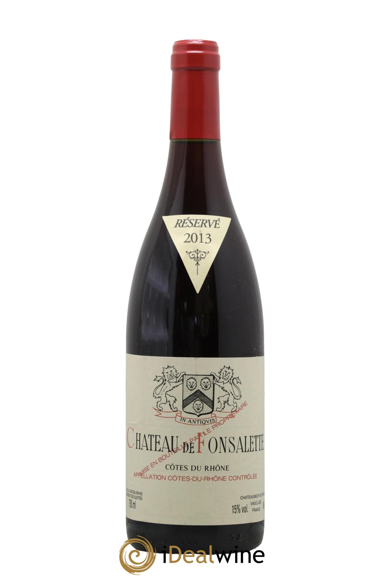 Côtes du Rhône Château de Fonsalette Emmanuel Reynaud 2013 - Lotto di 1 bottiglia - 0