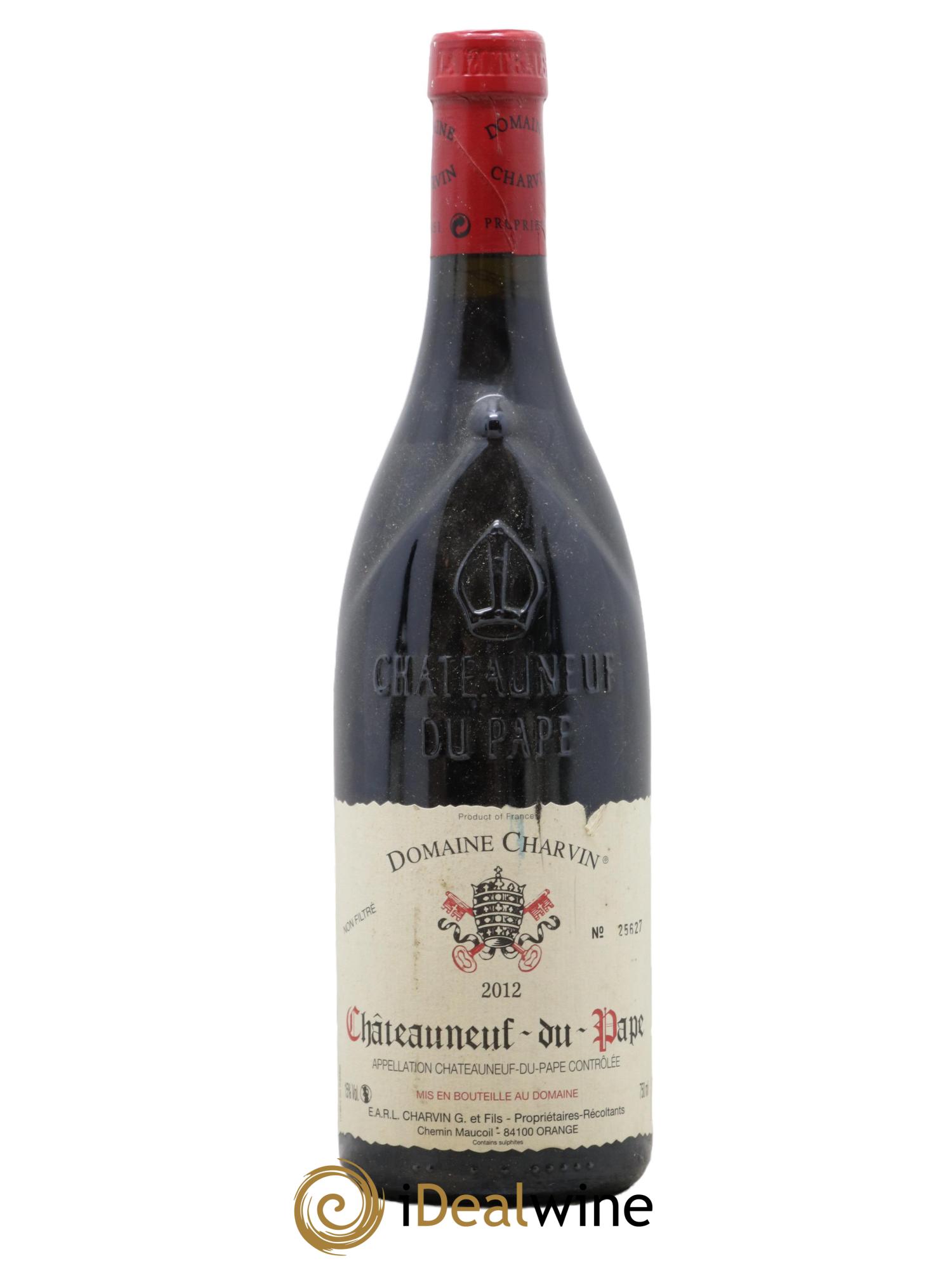 Châteauneuf-du-Pape Charvin (Domaine) 2012 - Lot de 1 bouteille - 0