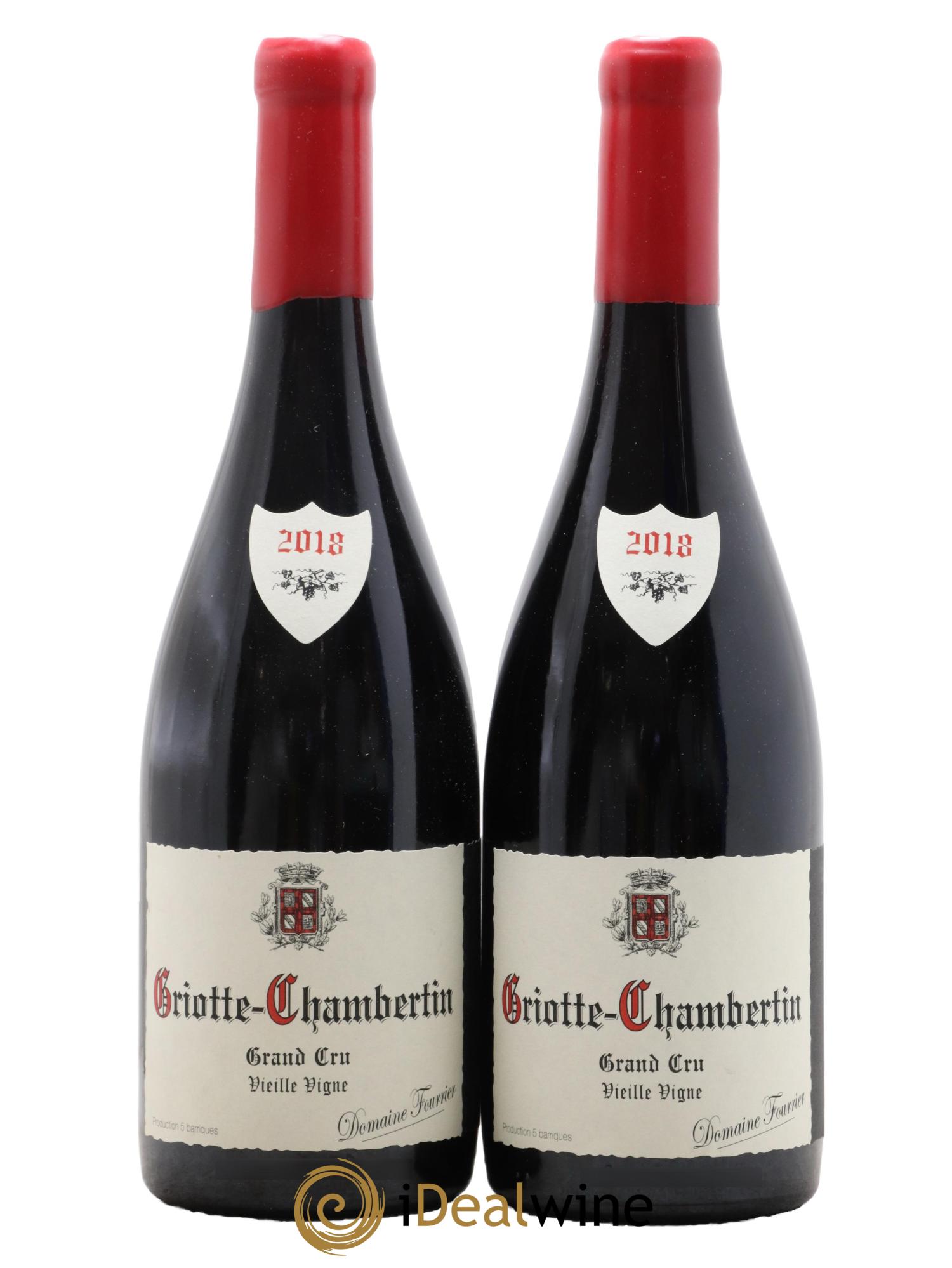 Griotte-Chambertin Grand Cru Vieille Vigne Fourrier (Domaine)  2018 - Lot de 2 bouteilles - 0