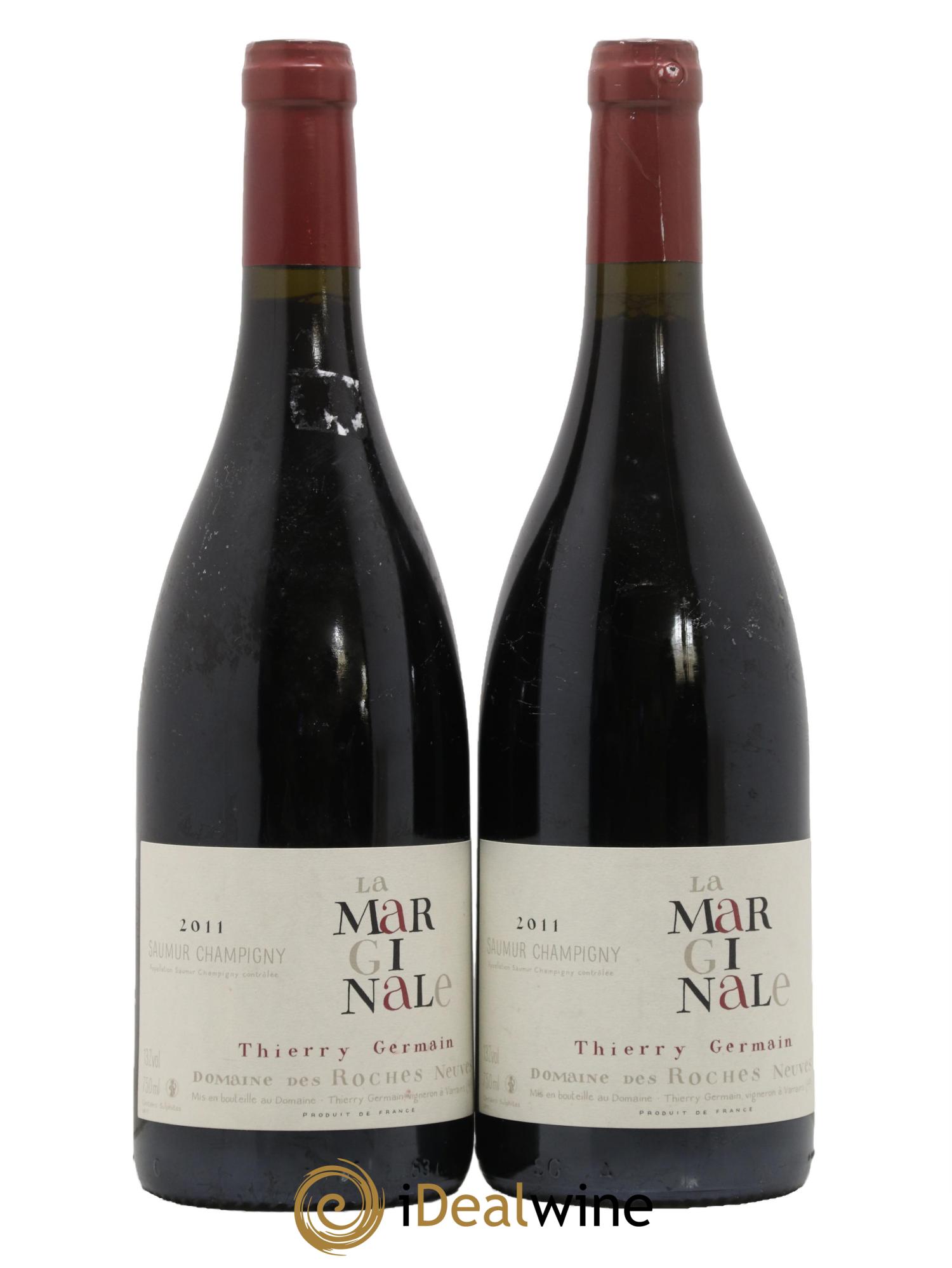 Saumur-Champigny La Marginale Domaine des Roches Neuves - Thierry Germain 2011 - Posten von 2 Flaschen - 0