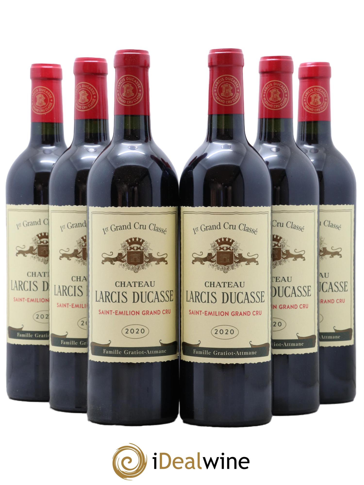 Château Larcis Ducasse 1er Grand Cru Classé B 2020 - Lot de 6 bouteilles - 0