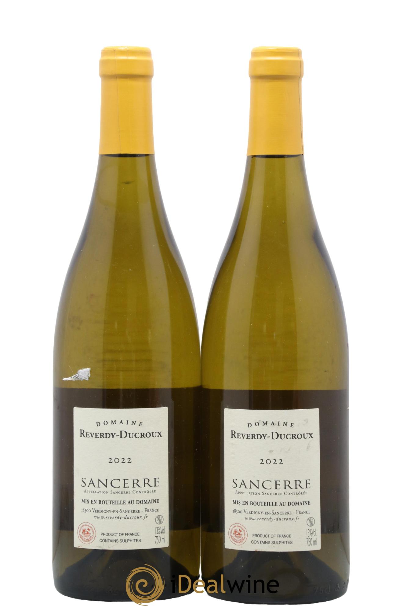 Sancerre Domaine Reverdy Ducroux 2022 - Lot of 2 bottles - 1