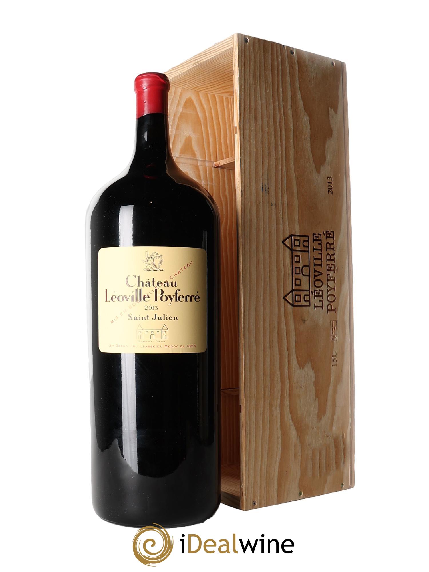 Château Léoville Poyferré 2ème Grand Cru Classé  2013 - Posten von 1 Nebukadnezor - 0