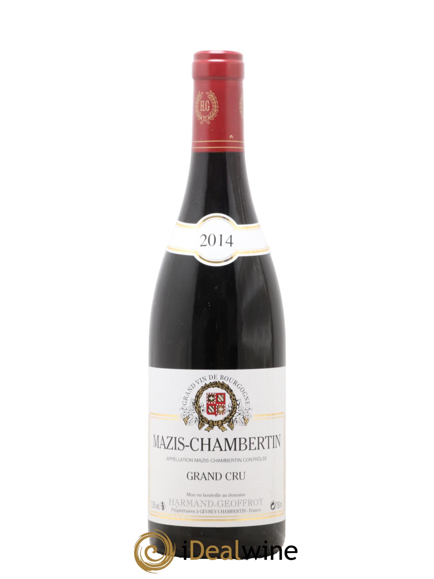 Mazis-Chambertin Grand Cru Harmand-Geoffroy (Domaine) 2014 - Lot of 1 bottle - 0