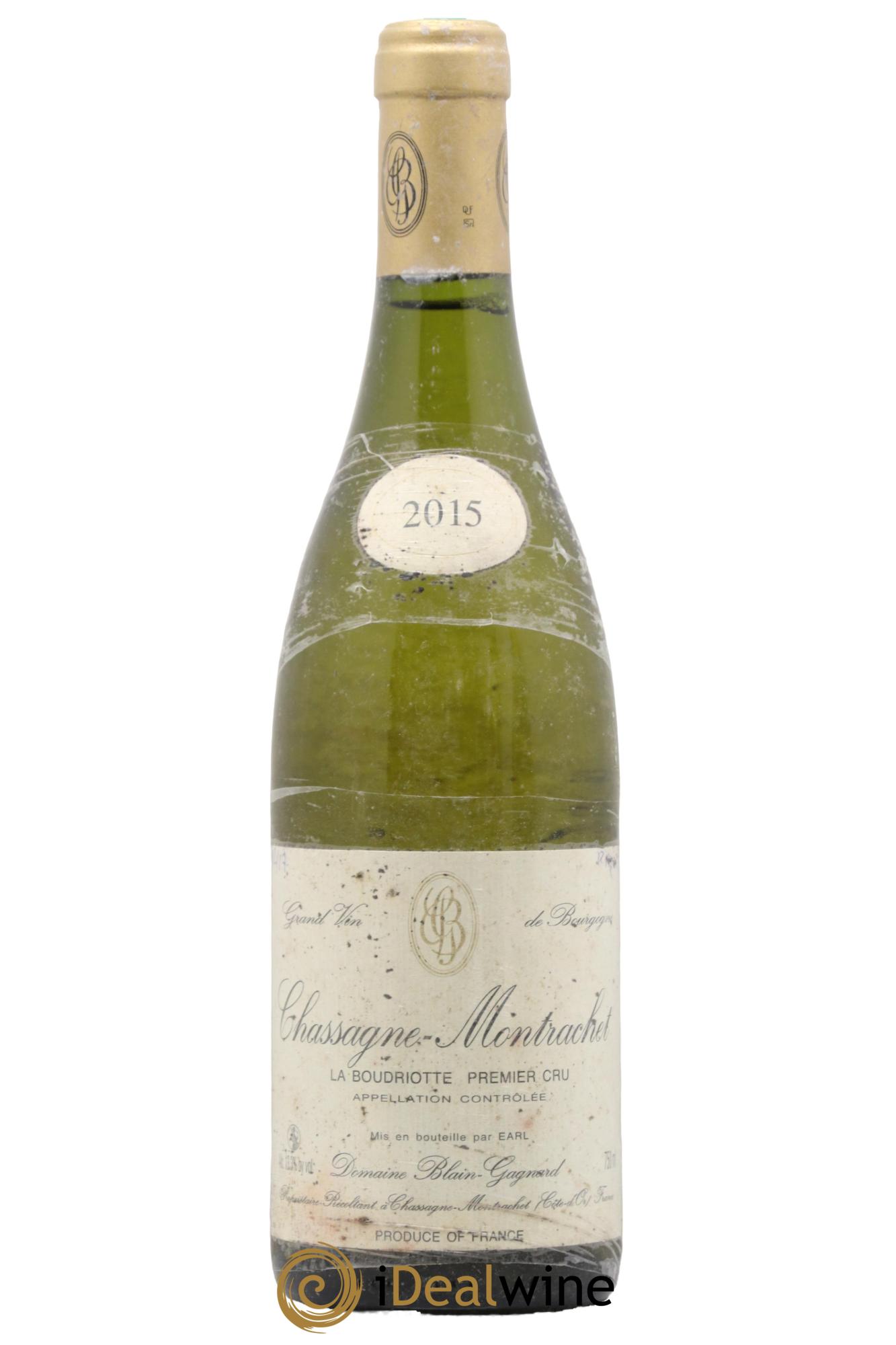 Chassagne-Montrachet 1er Cru La Boudriotte Blain-Gagnard (Domaine) 2015 - Lotto di 1 bottiglia - 0