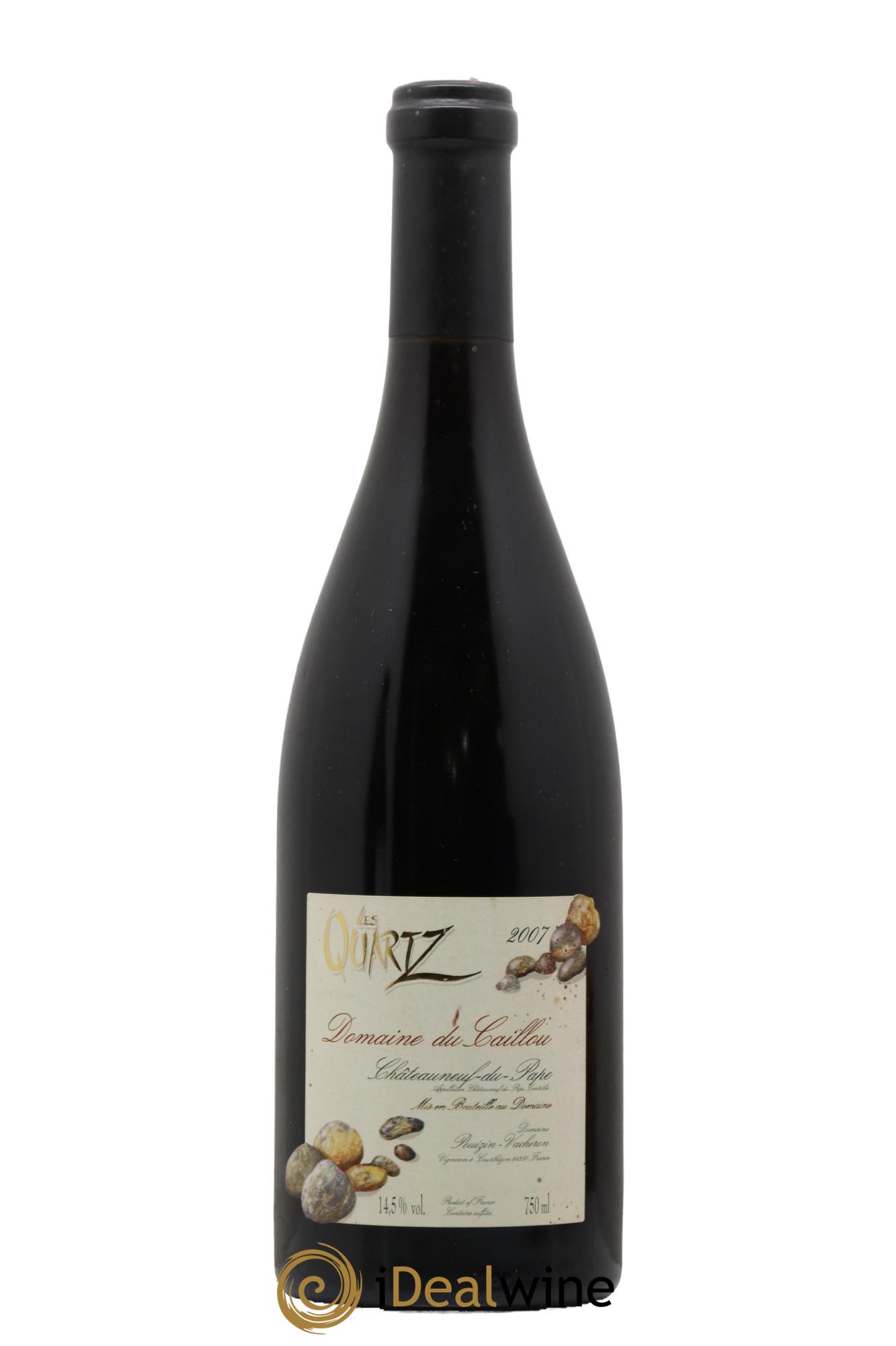 Châteauneuf-du-Pape Les Quartz Clos du Caillou 2007 - Posten von 1 Flasche - 0