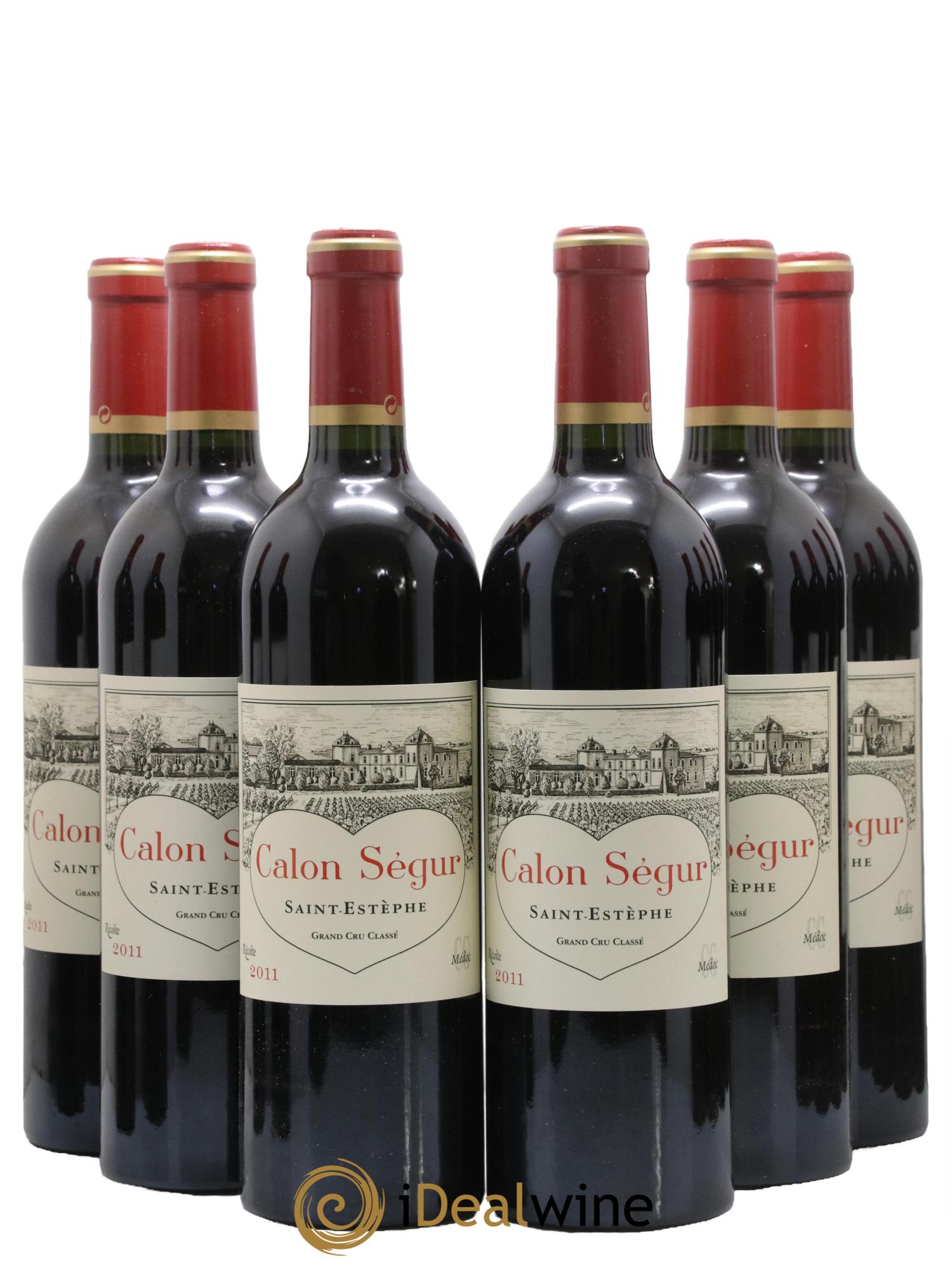 Château Calon Ségur 3ème Grand Cru Classé 2011 - Posten von 6 Flaschen - 0